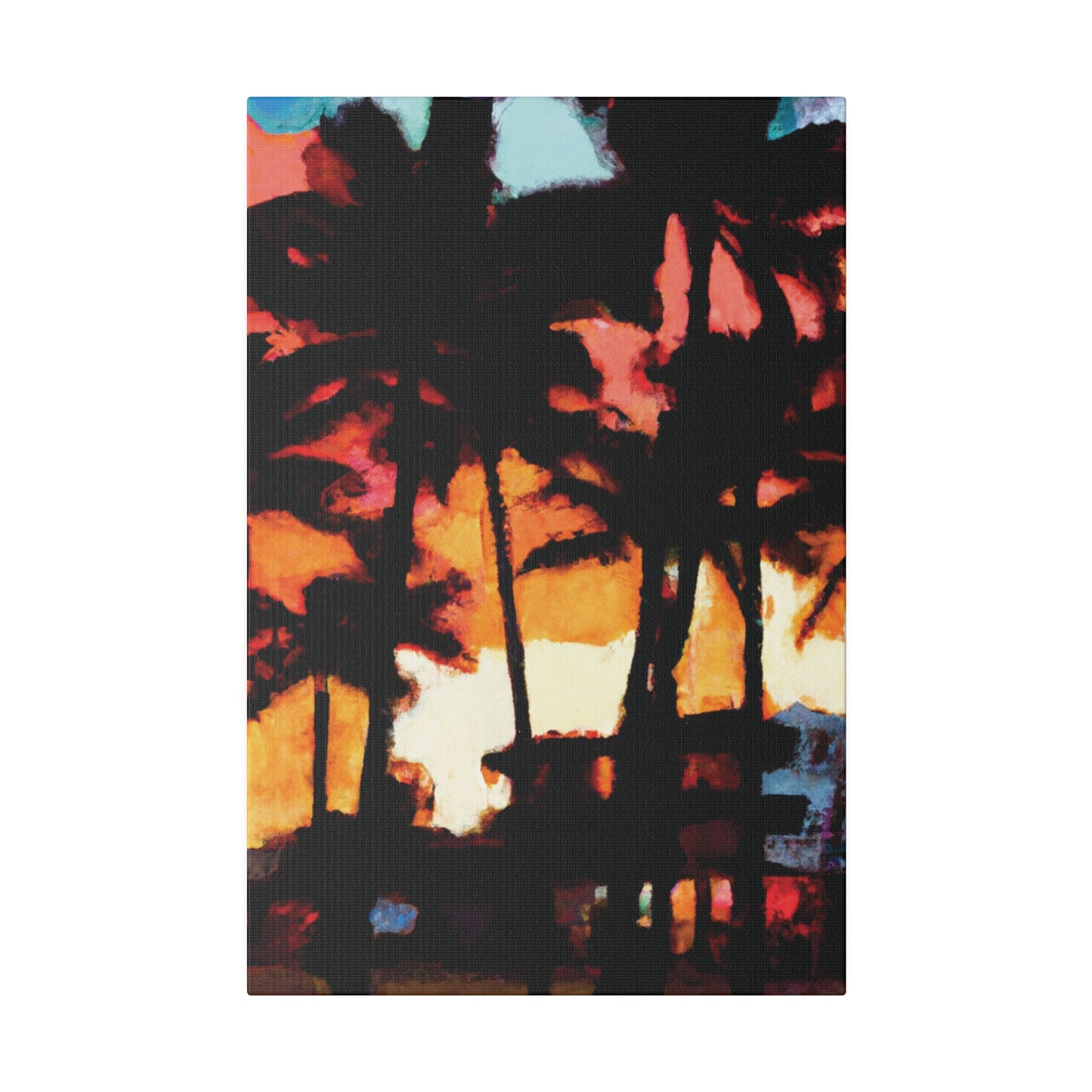 8498K - Miami Beach Sunset Painting Print | Miami | Beach | Sunset | Poster | Home Decor | Wall Art | Canvas