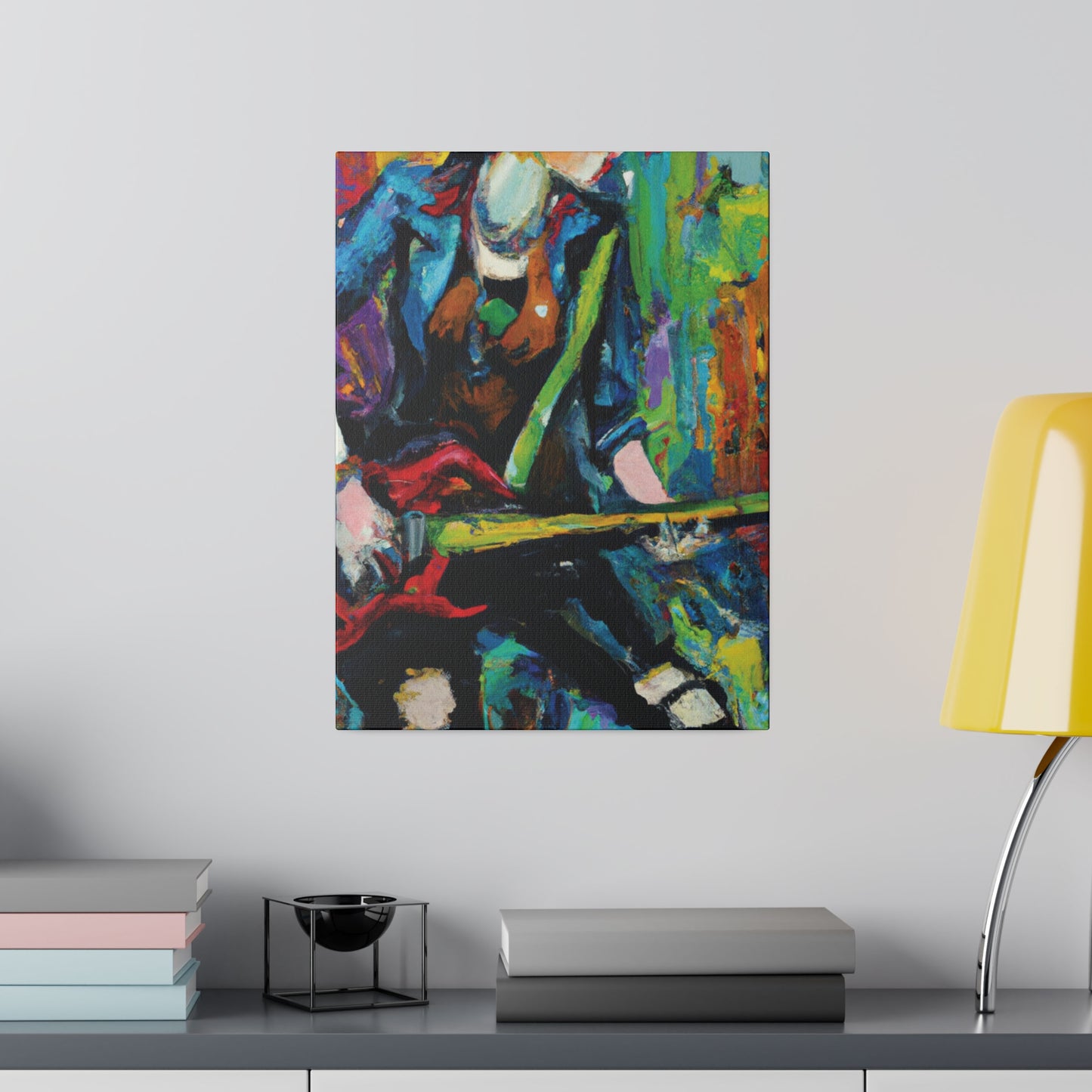 2285H - Rockstar Oil Painting Style Print | Poster | Home Decor | Wall Art | Music Art | Canvas