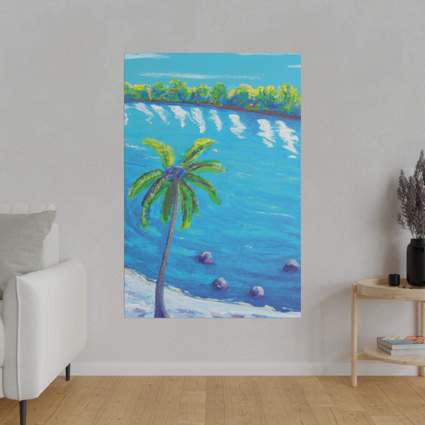 3952F - Bahamas Ocean Painting Print | Bahamas | Ocean | Beach | Poster | Home Decor | Wall Art | Canvas