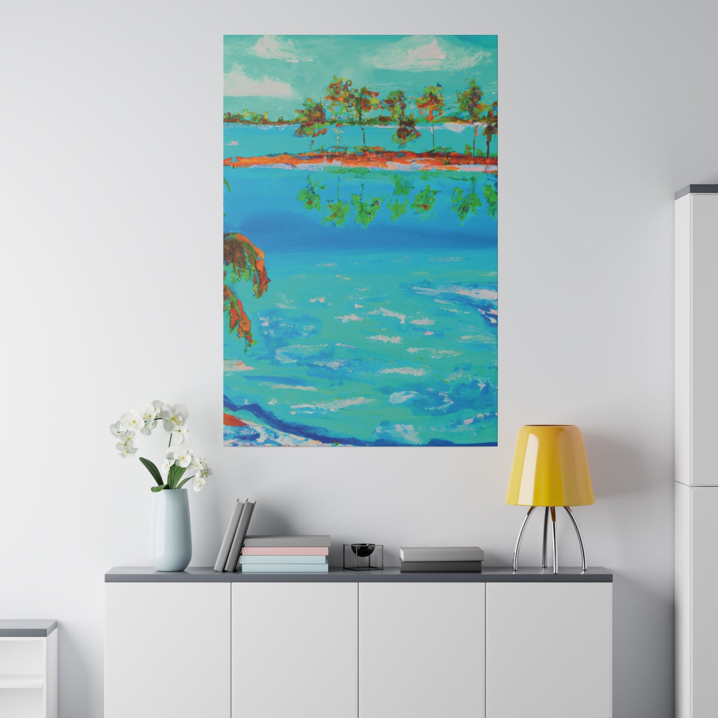 5171E - Bahamas Ocean Painting Print | Bahamas | Ocean | Beach | Poster | Home Decor | Wall Art | Canvas