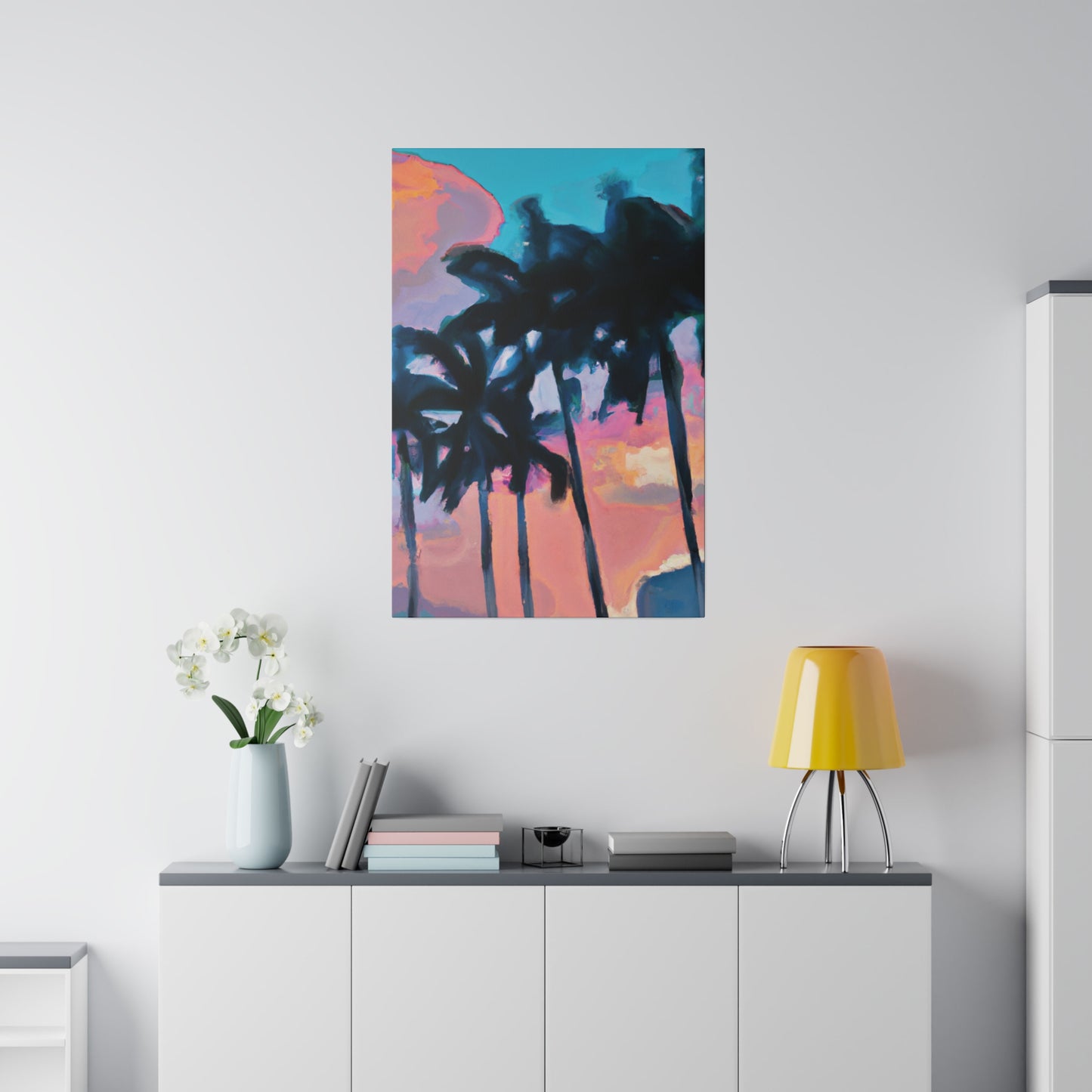 7234X - Miami Beach Sunset Painting Print | Miami | Beach | Sunset | Poster | Home Decor | Wall Art | Canvas