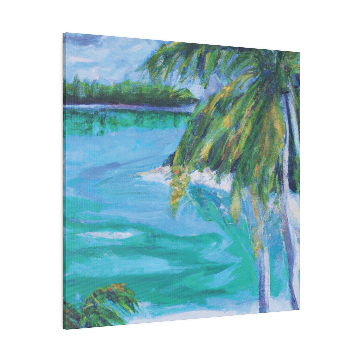 8721Q - Bahamas Ocean Painting Print | Bahamas | Ocean | Beach | Poster | Home Decor | Wall Art | Canvas