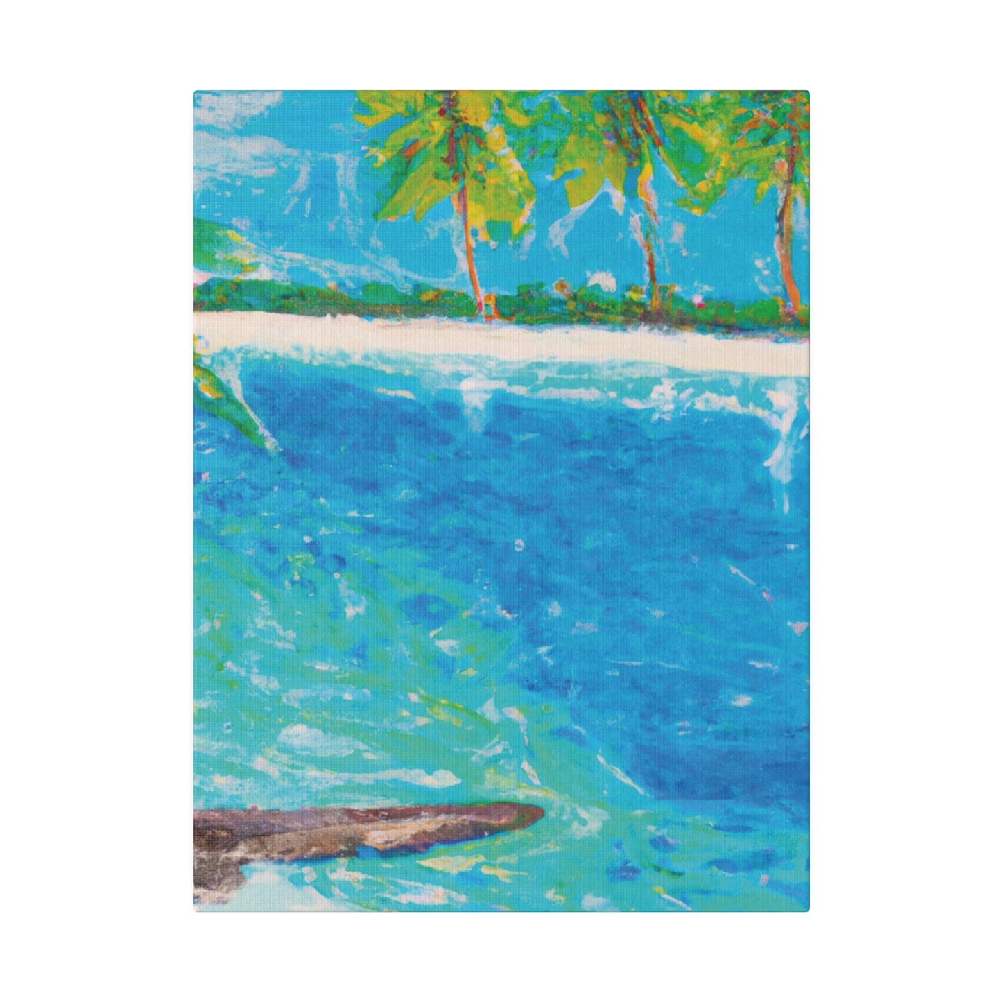 5065C - Bahamas Ocean Painting Print | Bahamas | Ocean | Beach | Poster | Home Decor | Wall Art | Canvas