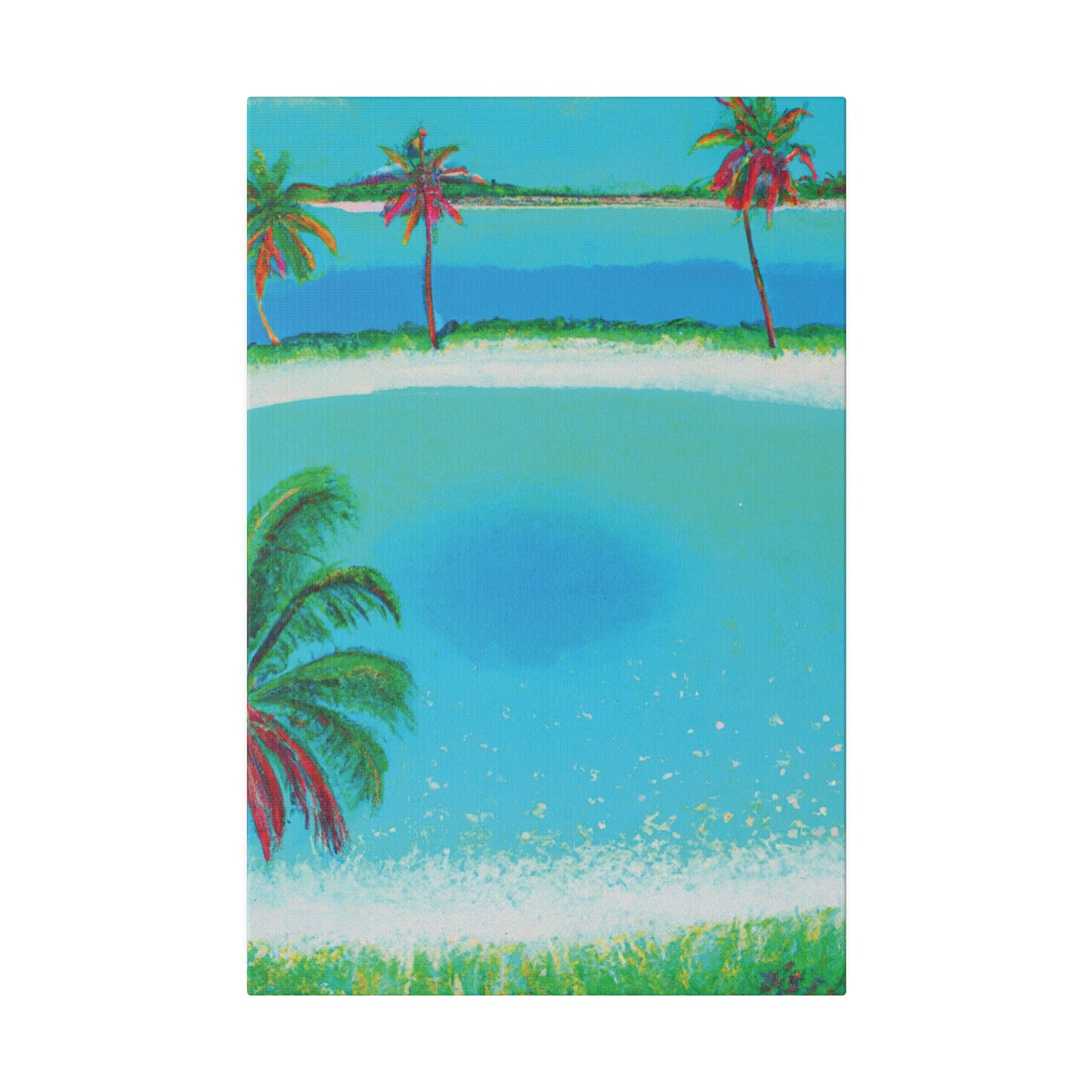 2198G - Bahamas Ocean Painting Print | Bahamas | Ocean | Beach | Poster | Home Decor | Wall Art | Canvas