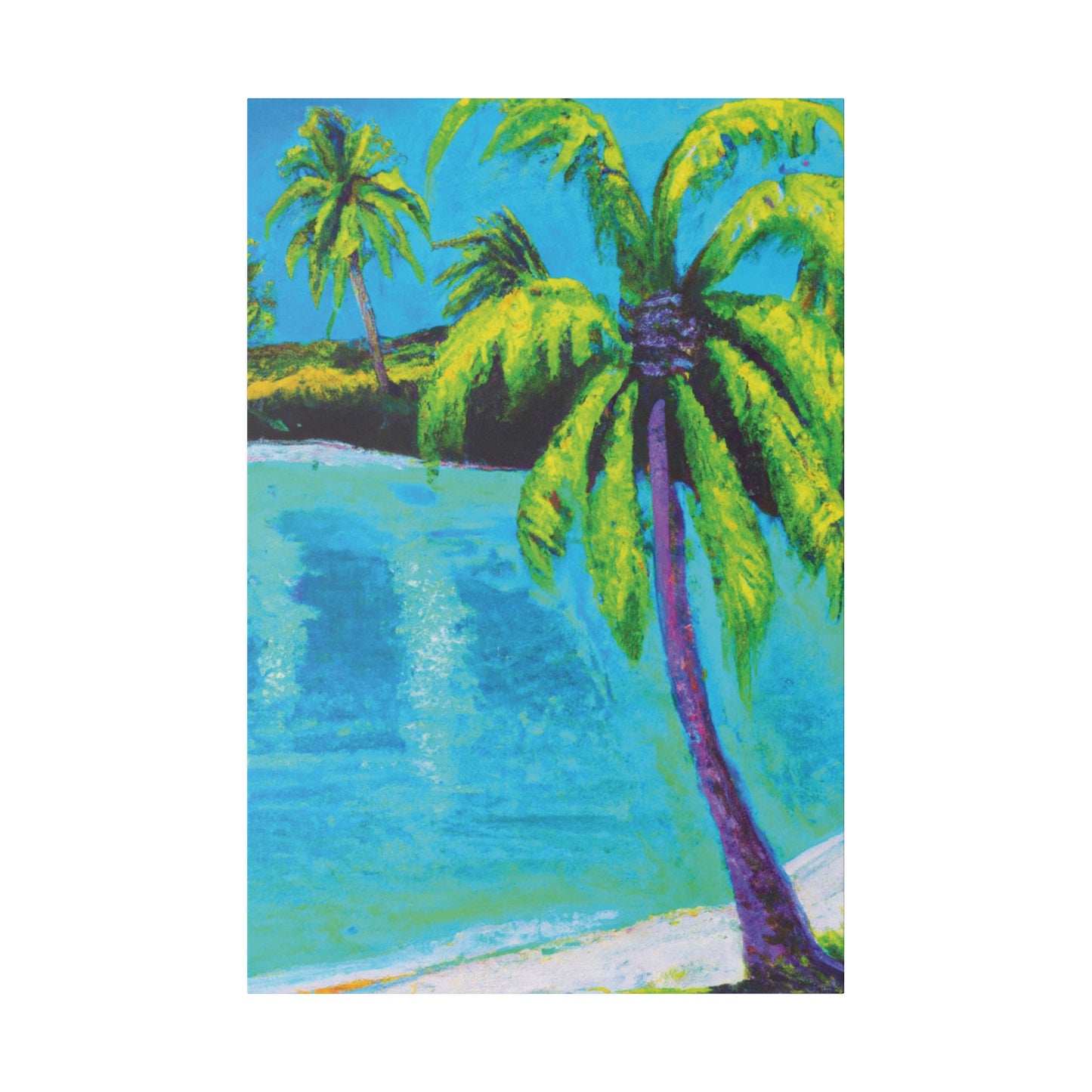 732J - Bahamas Ocean Painting Print | Bahamas | Ocean | Beach | Poster | Home Decor | Wall Art | Canvas