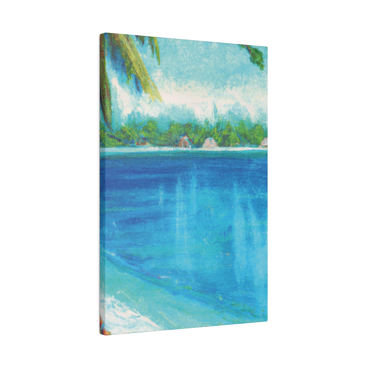 3198N - Bahamas Ocean Painting Print | Bahamas | Ocean | Beach | Poster | Home Decor | Wall Art | Canvas