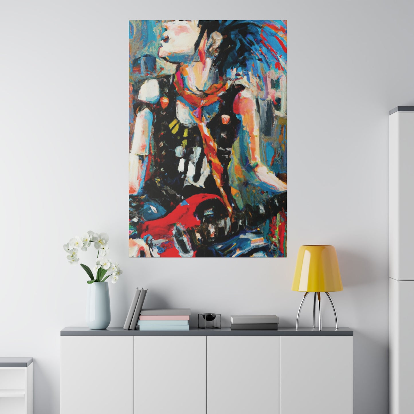 7179U - Rockstar Oil Painting Style Print | Poster | Home Decor | Wall Art | Music Art | Canvas