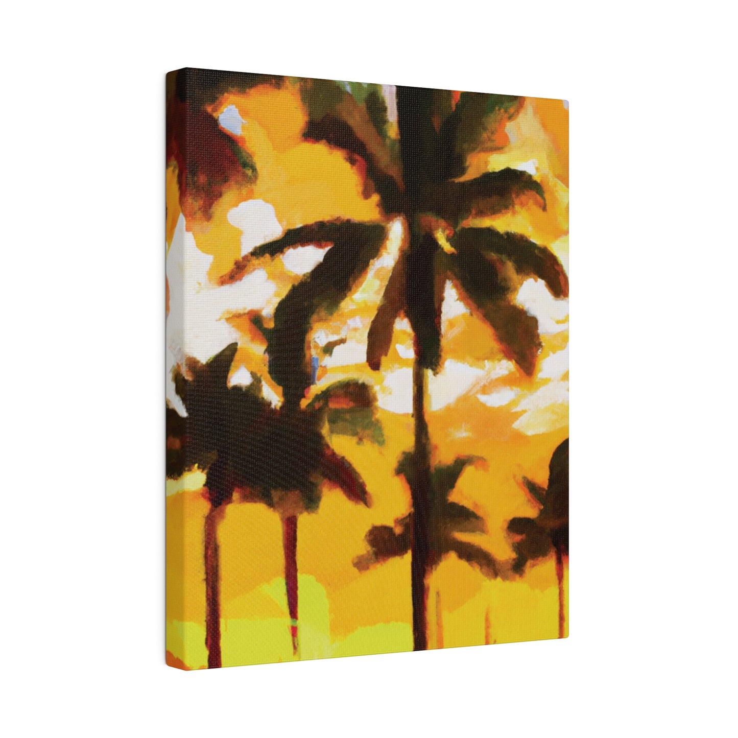 3197H - Miami Beach Sunset Painting Print | Miami | Beach | Sunset | Poster | Home Decor | Wall Art | Canvas