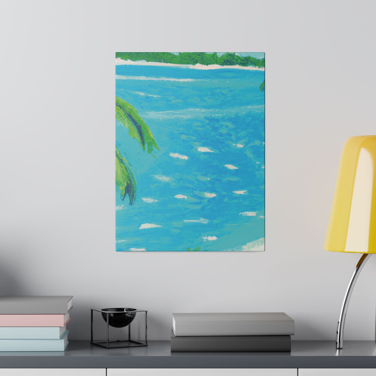 5684E - Bahamas Ocean Painting Print | Bahamas | Ocean | Beach | Poster | Home Decor | Wall Art | Canvas