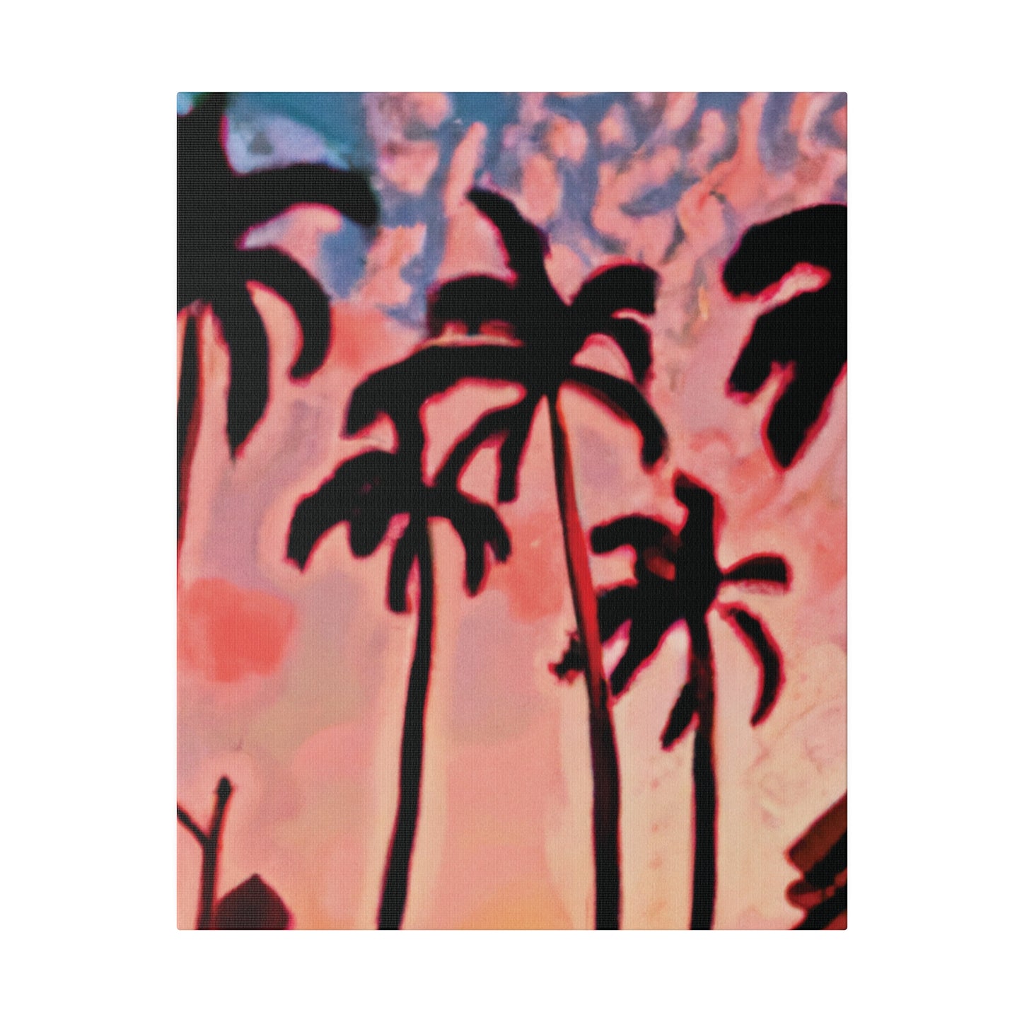 3784J - Miami Beach Sunset Painting Print | Miami | Beach | Sunset | Poster | Home Decor | Wall Art | Canvas