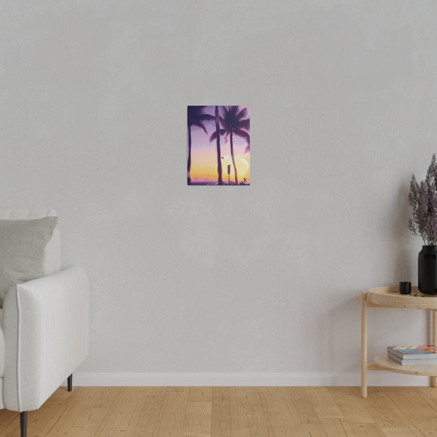 6137G - Miami Beach Sunset Painting Print | Miami | Beach | Sunset | Poster | Home Decor | Wall Art | Canvas