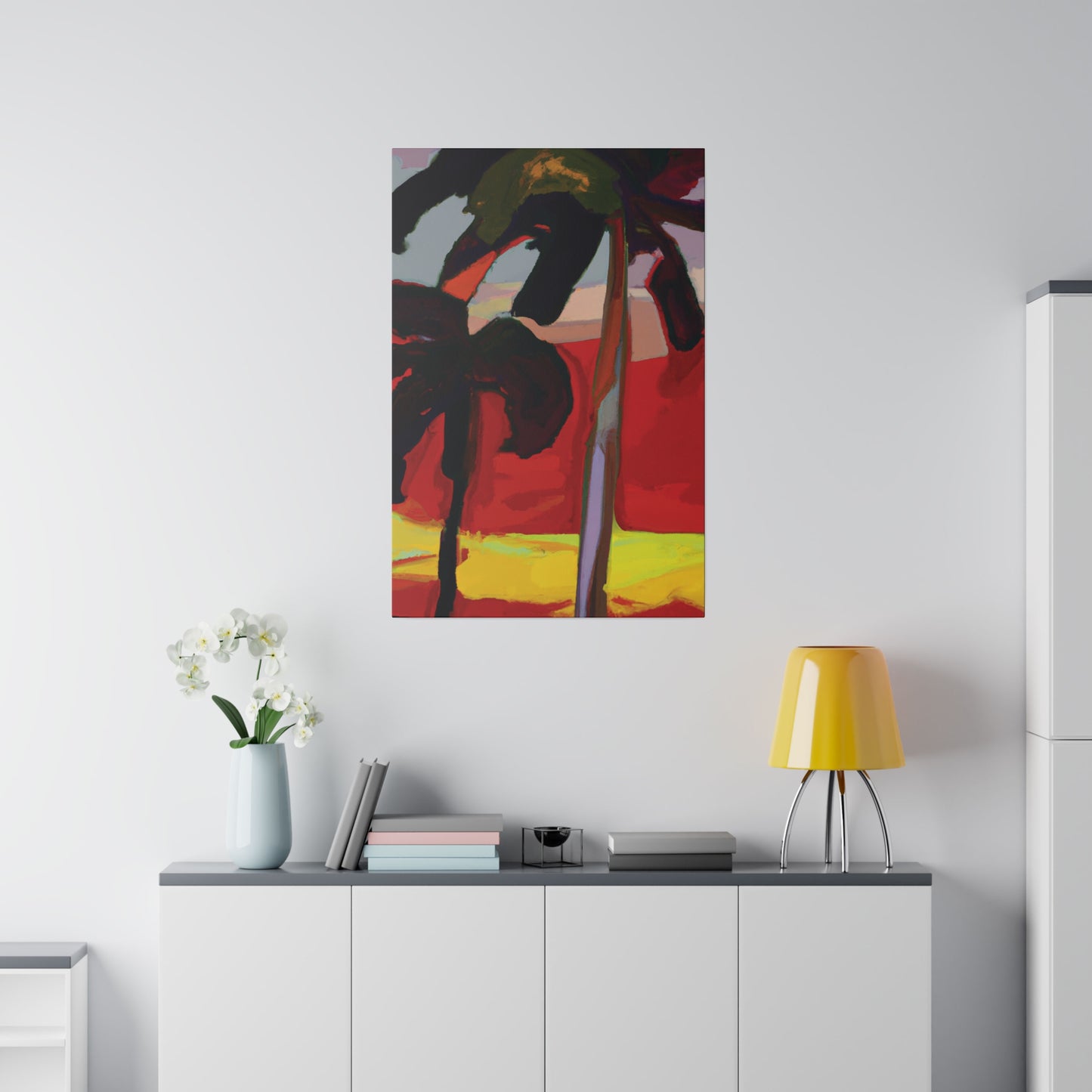 7849V - Miami Beach Sunset Painting Print | Miami | Beach | Sunset | Poster | Home Decor | Wall Art | Canvas