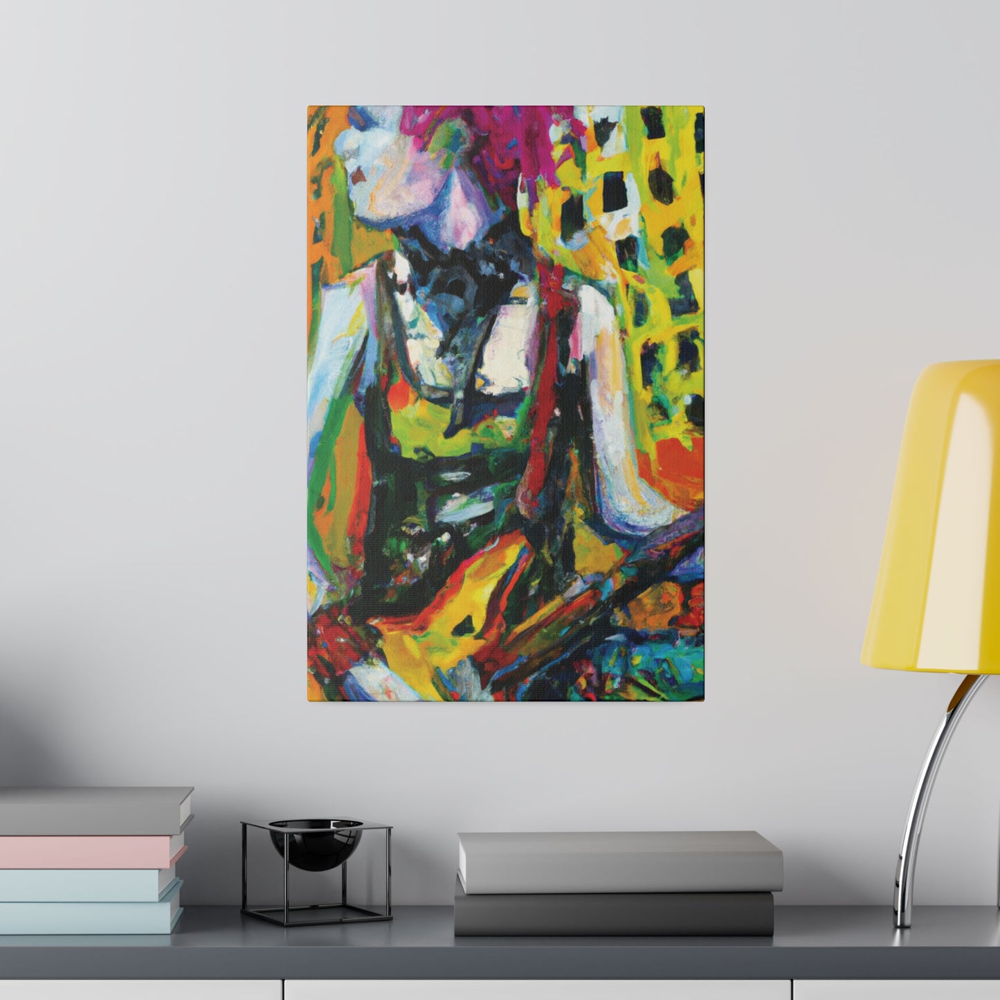 4793Z - Rockstar Oil Painting Style Print | Poster | Home Decor | Wall Art | Music Art | Canvas