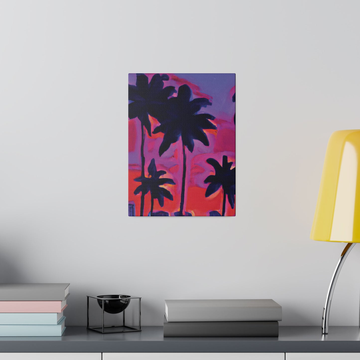 641R - Miami Beach Sunset Painting Print | Miami | Beach | Sunset | Poster | Home Decor | Wall Art | Canvas