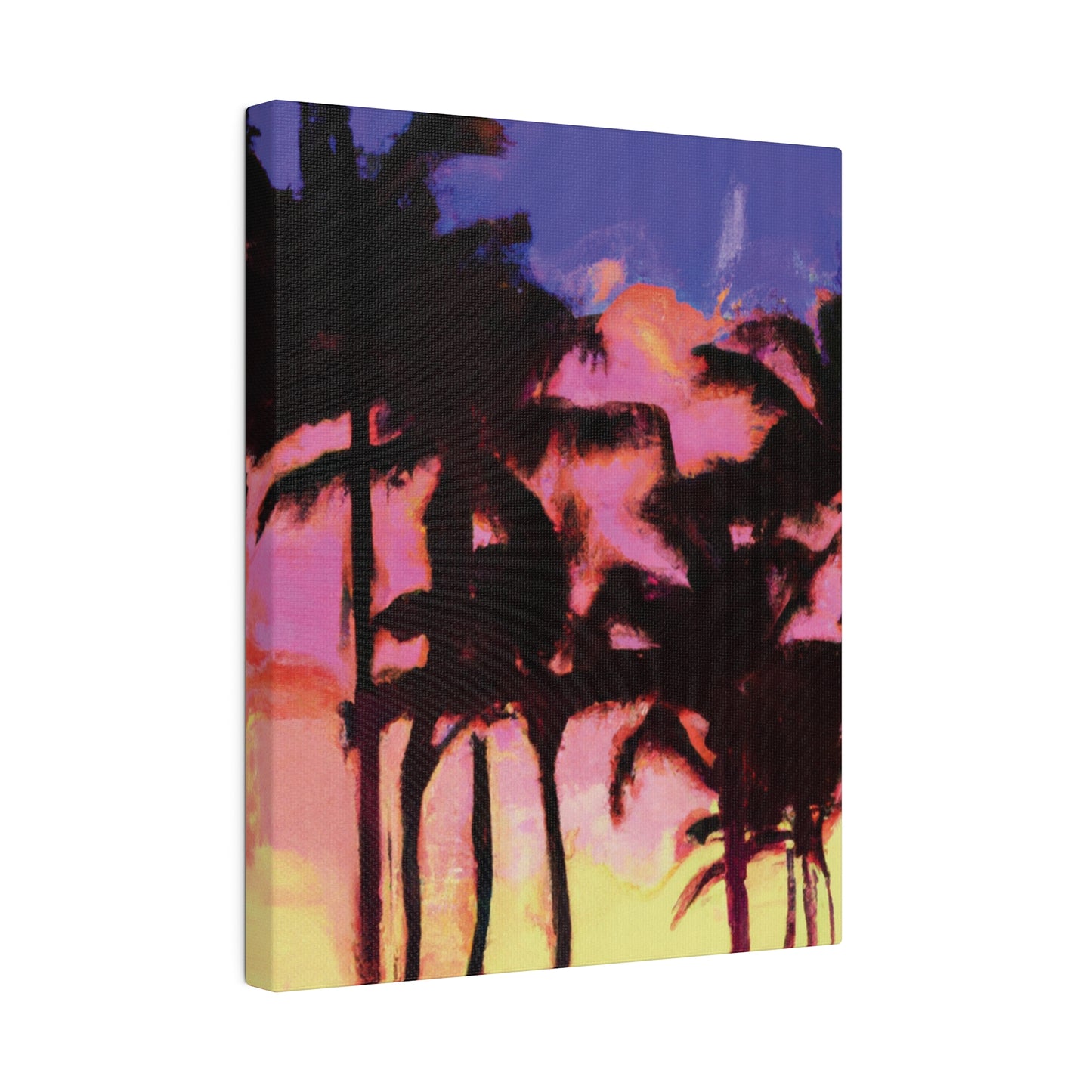 9365H - Miami Beach Sunset Painting Print | Miami | Beach | Sunset | Poster | Home Decor | Wall Art | Canvas