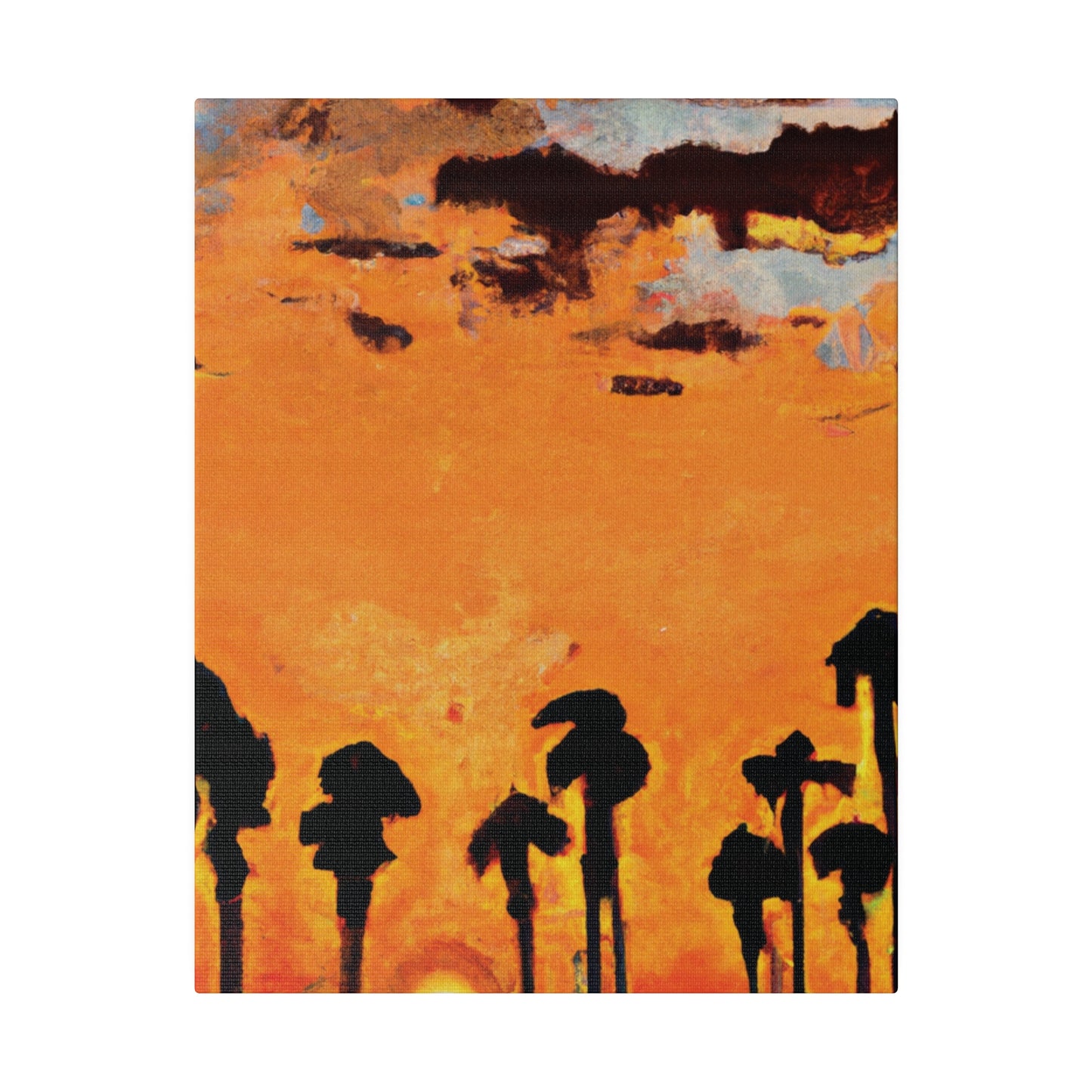 3231S - Miami Beach Sunset Painting Print | Miami | Beach | Sunset | Poster | Home Decor | Wall Art | Canvas