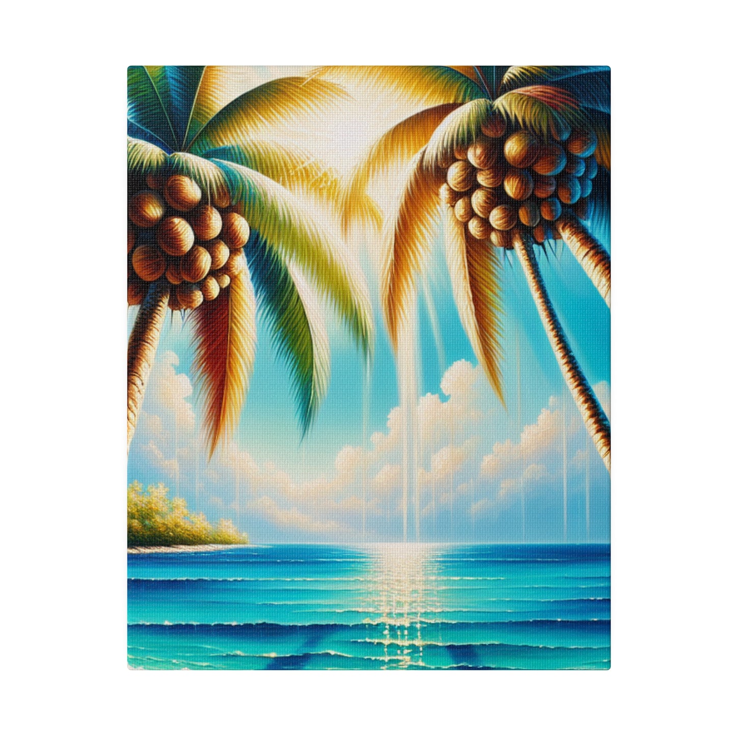 3627F - Bahamas Ocean Painting Print | Bahamas | Ocean | Beach | Poster | Home Decor | Wall Art | Canvas