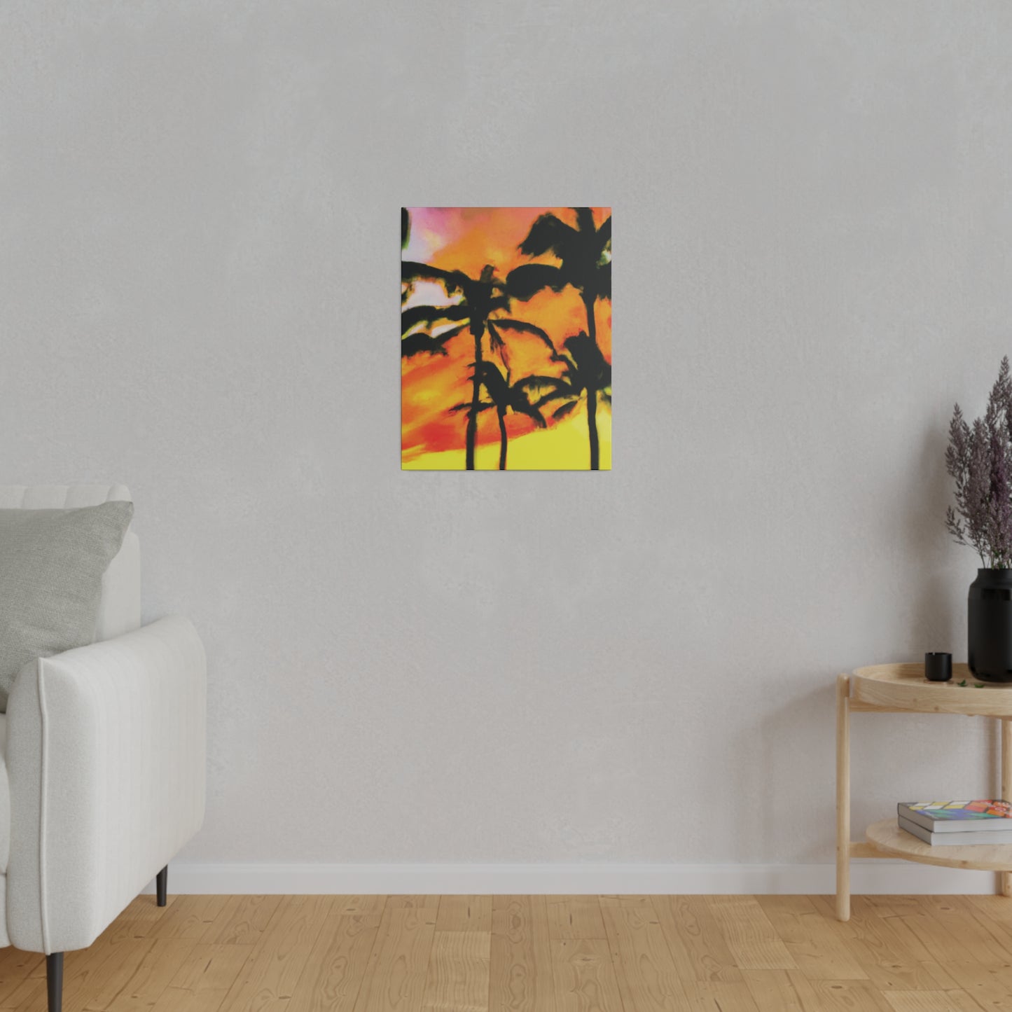 8694V - Miami Beach Sunset Painting Print | Miami | Beach | Sunset | Poster | Home Decor | Wall Art | Canvas