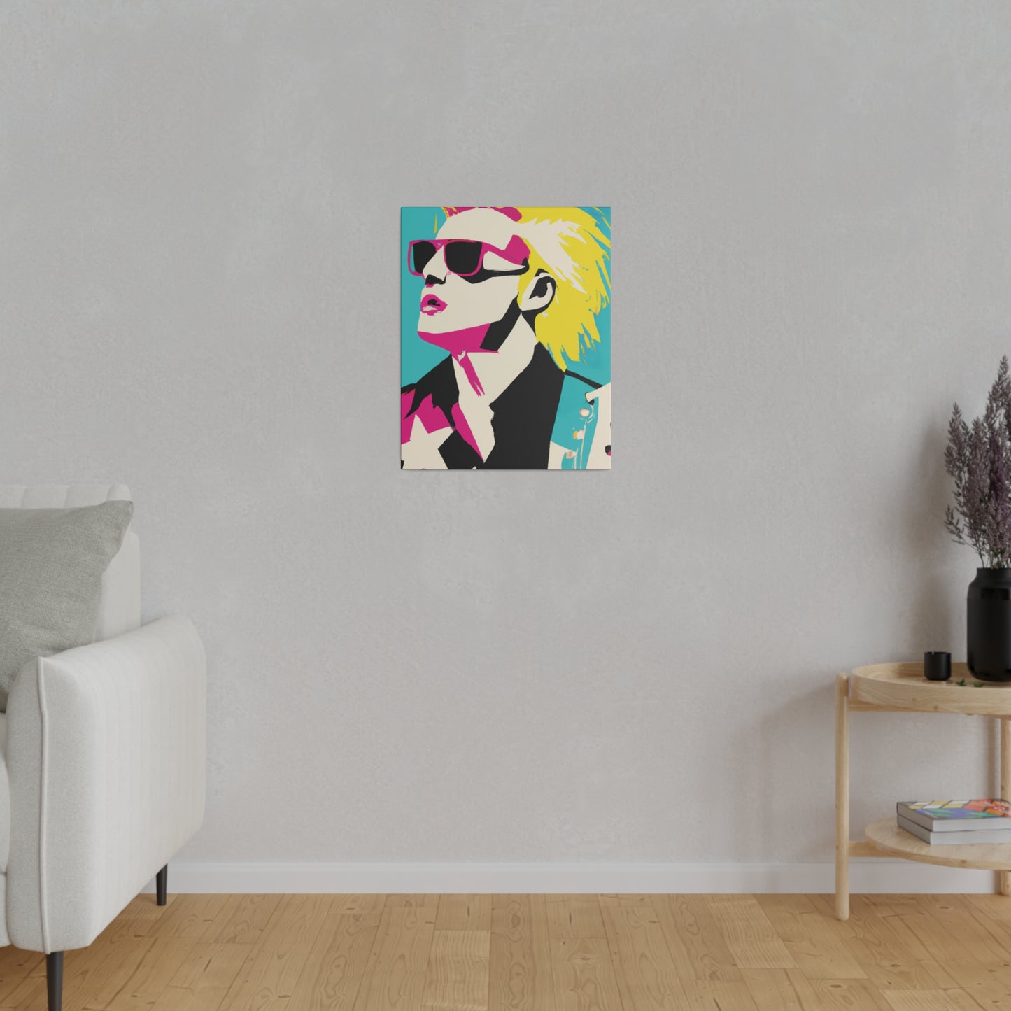 7309X - Rockstar Painting Print | Face | Abstract | Poster | Home Decor | Wall Art | Music Art | Canvas