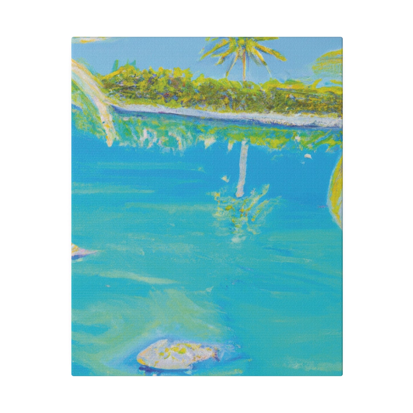 9546V - Bahamas Ocean Painting Print | Bahamas | Ocean | Beach | Poster | Home Decor | Wall Art | Canvas