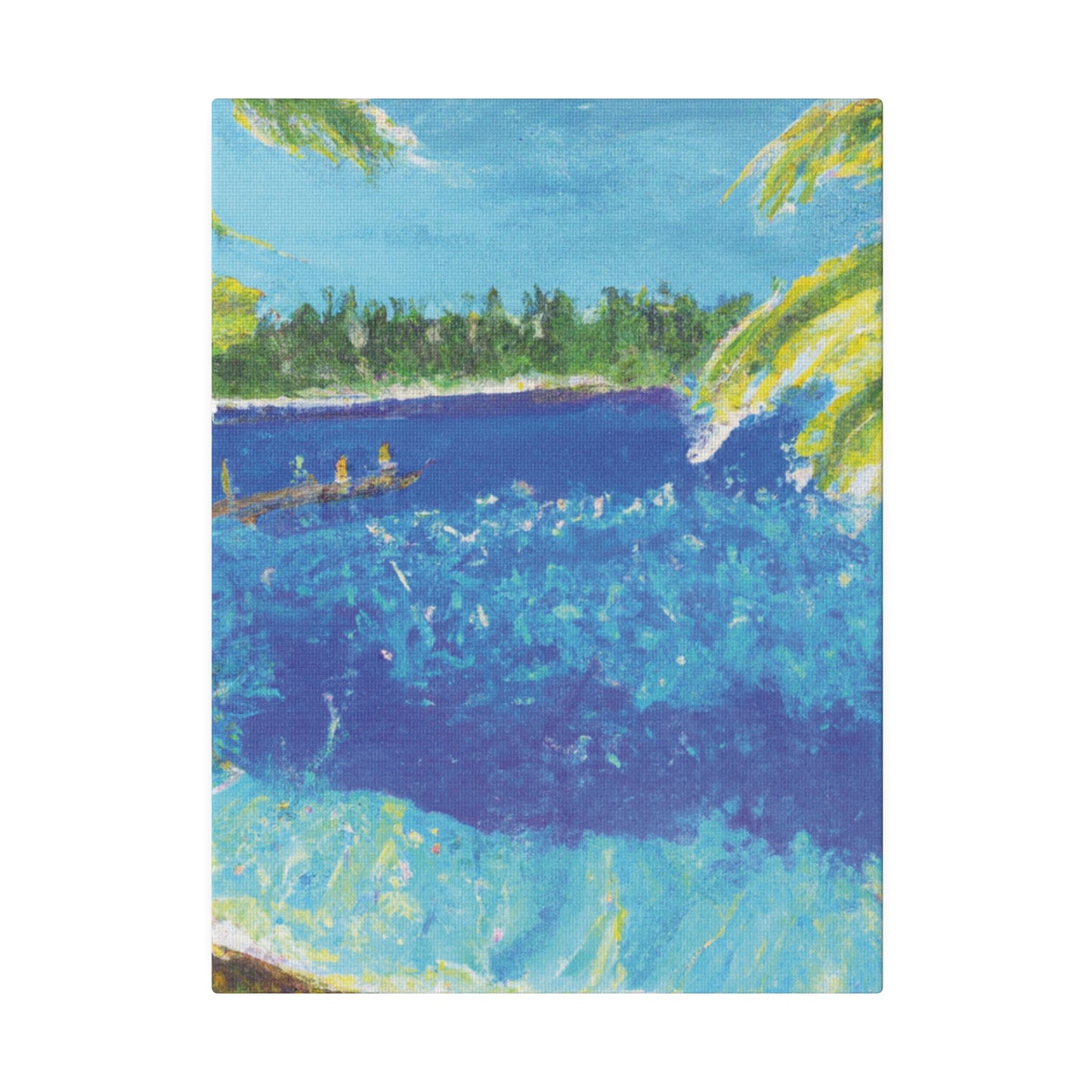 9673H - Bahamas Ocean Painting Print | Bahamas | Ocean | Beach | Poster | Home Decor | Wall Art | Canvas