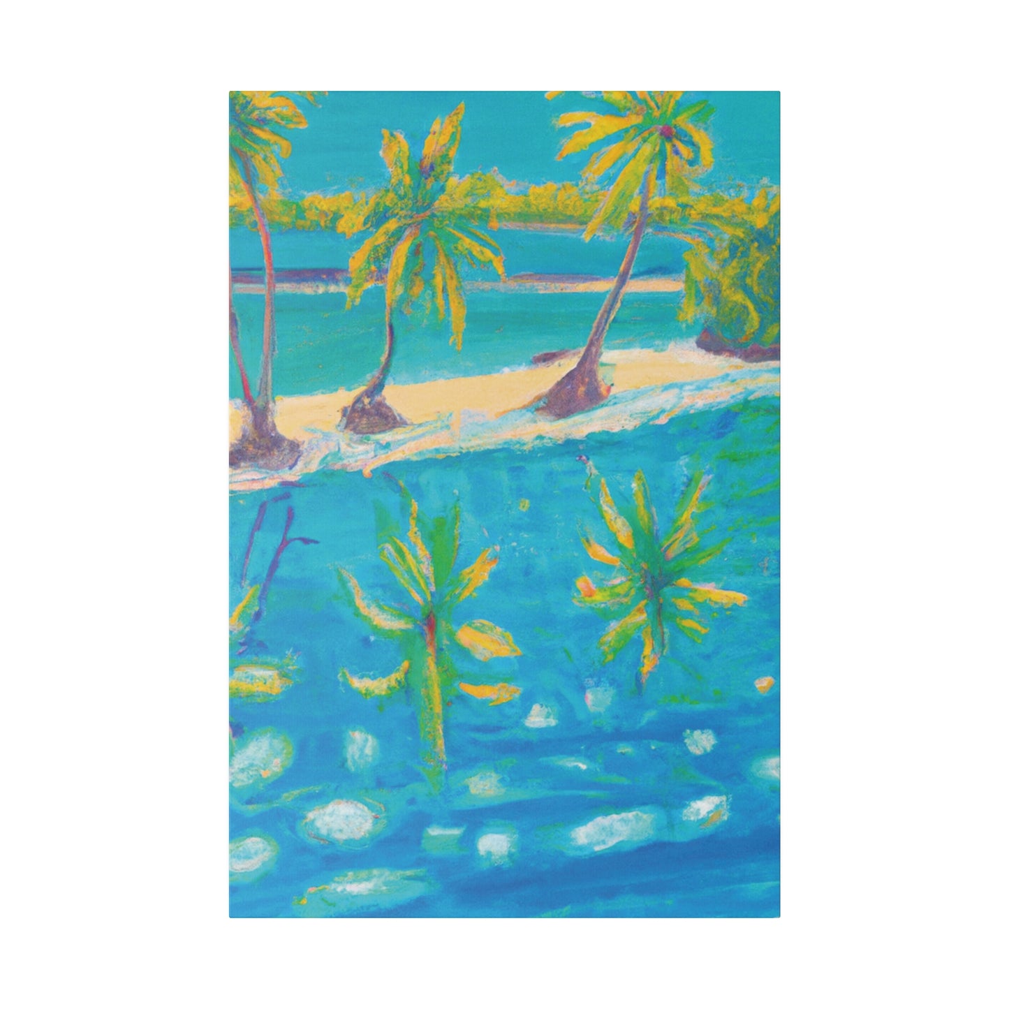 4825R - Bahamas Ocean Painting Print | Bahamas | Ocean | Beach | Poster | Home Decor | Wall Art | Canvas