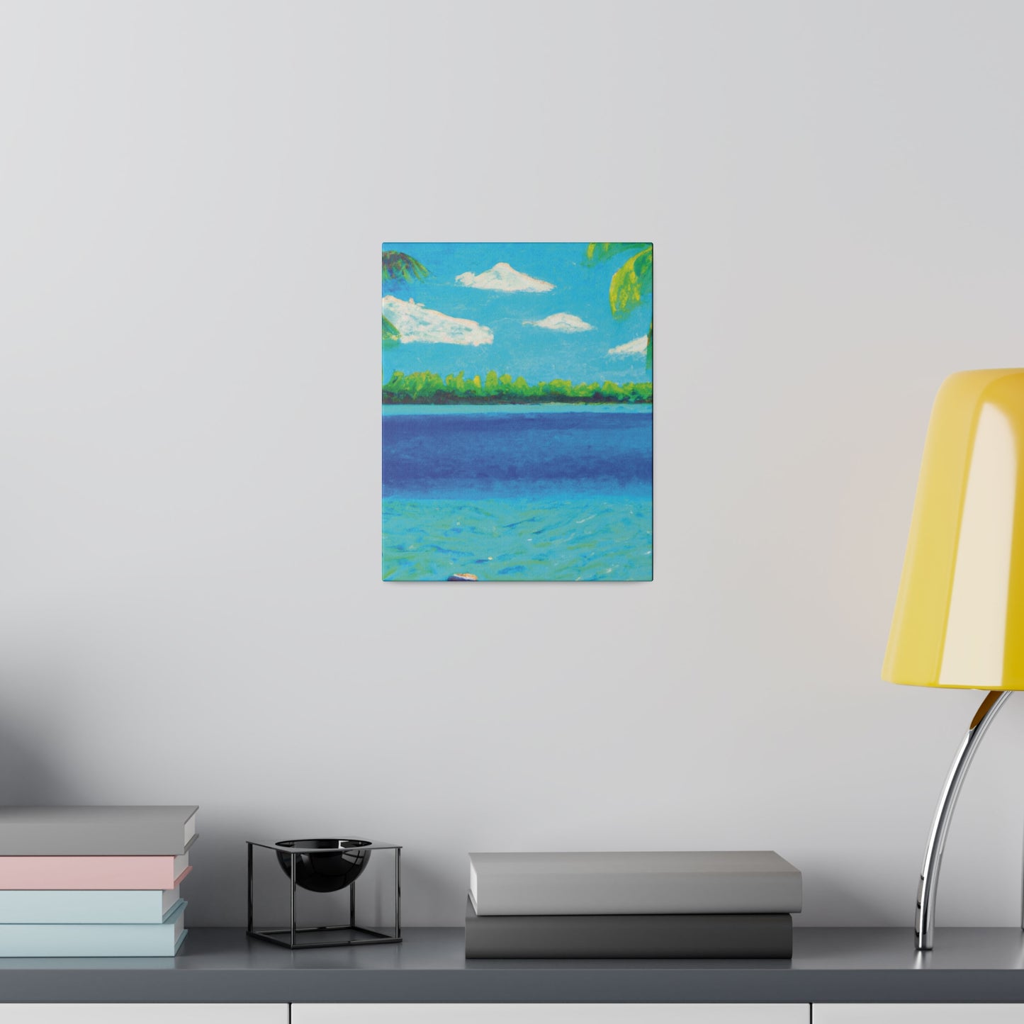 4513K - Bahamas Ocean Painting Print | Bahamas | Ocean | Beach | Poster | Home Decor | Wall Art | Canvas