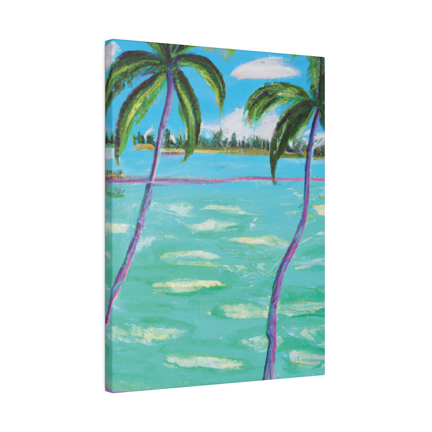 4451X - Bahamas Ocean Painting Print | Bahamas | Ocean | Beach | Poster | Home Decor | Wall Art | Canvas