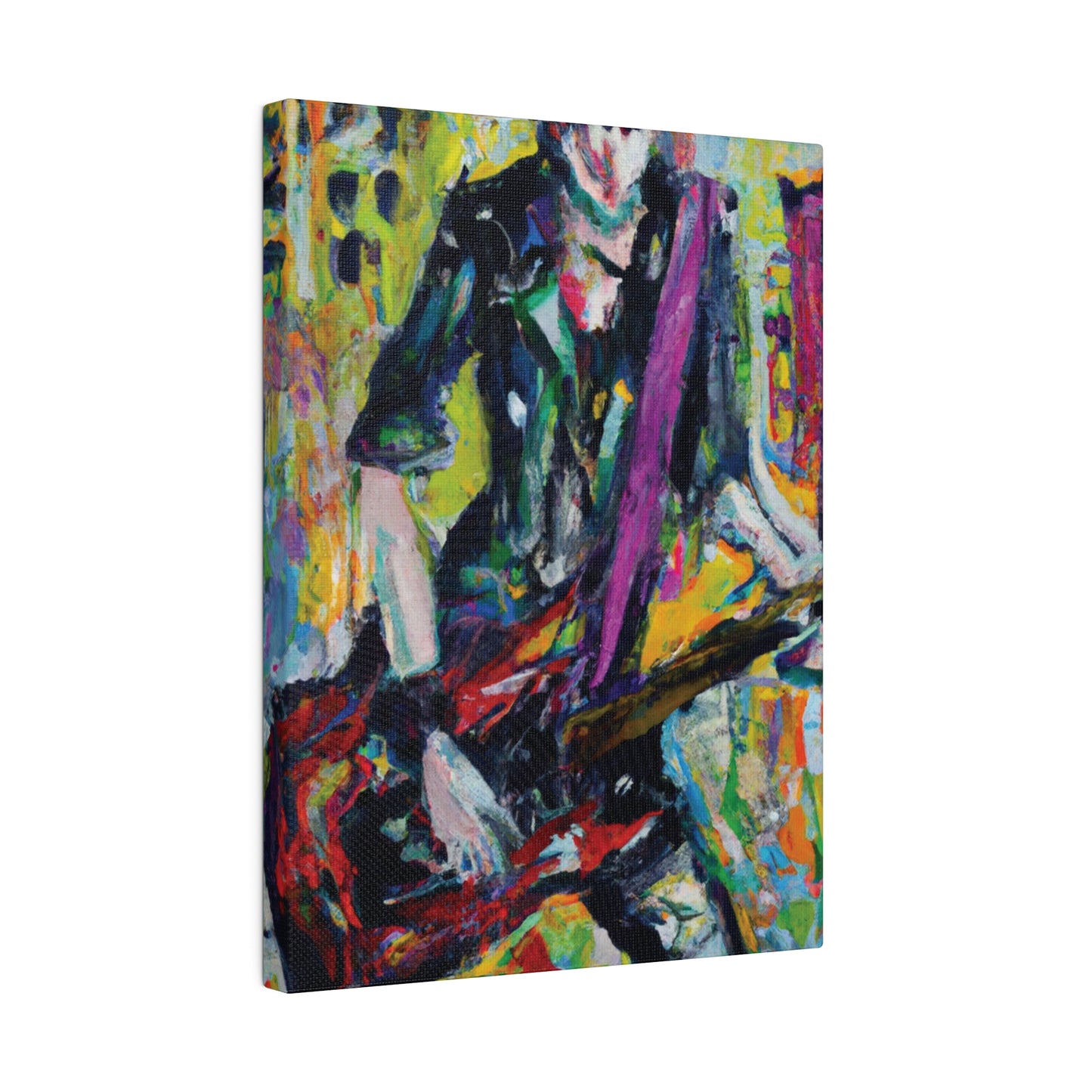 5521G - Rockstar Oil Painting Style Print | Poster | Home Decor | Wall Art | Music Art | Canvas