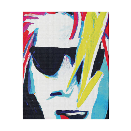 6481K - Rockstar Painting Print | Face | Abstract | Poster | Home Decor | Wall Art | Music Art | Canvas