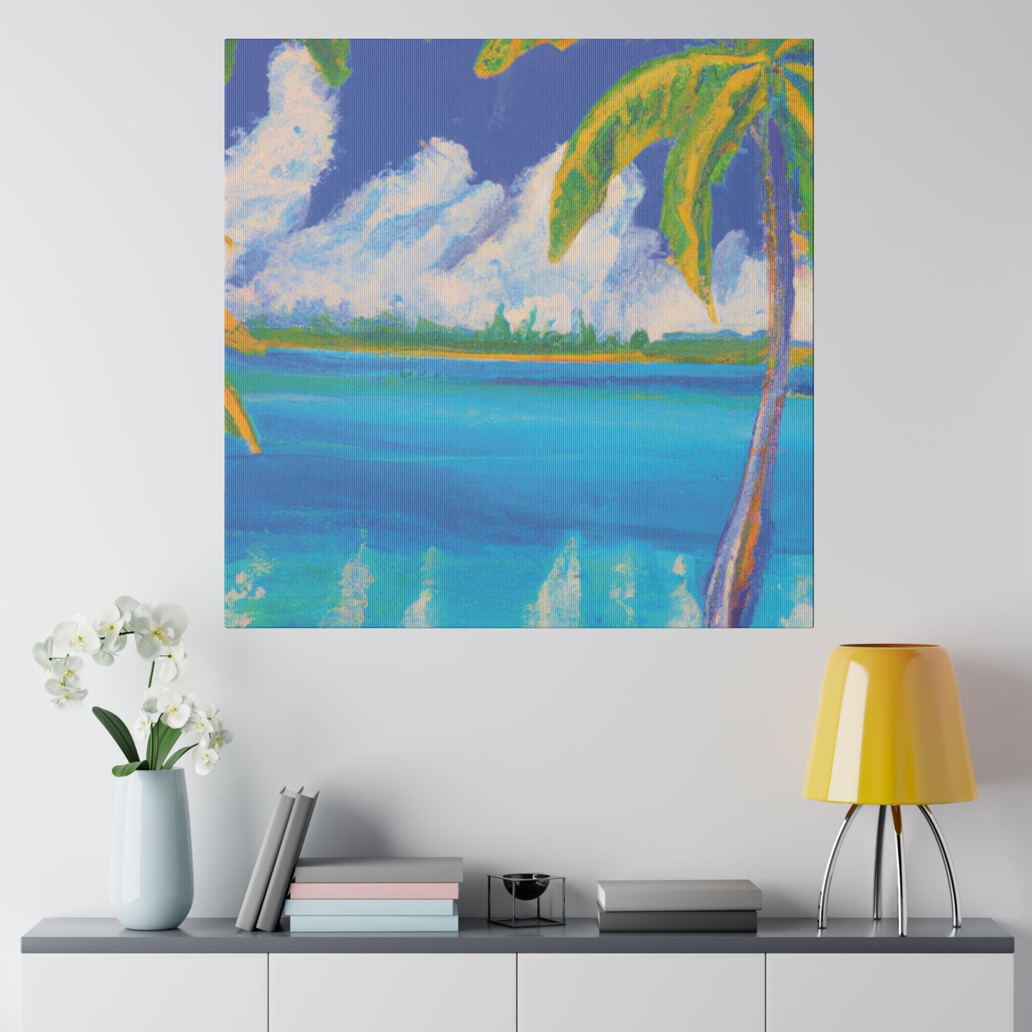 3054I - Bahamas Ocean Painting Print | Bahamas | Ocean | Beach | Poster | Home Decor | Wall Art | Canvas