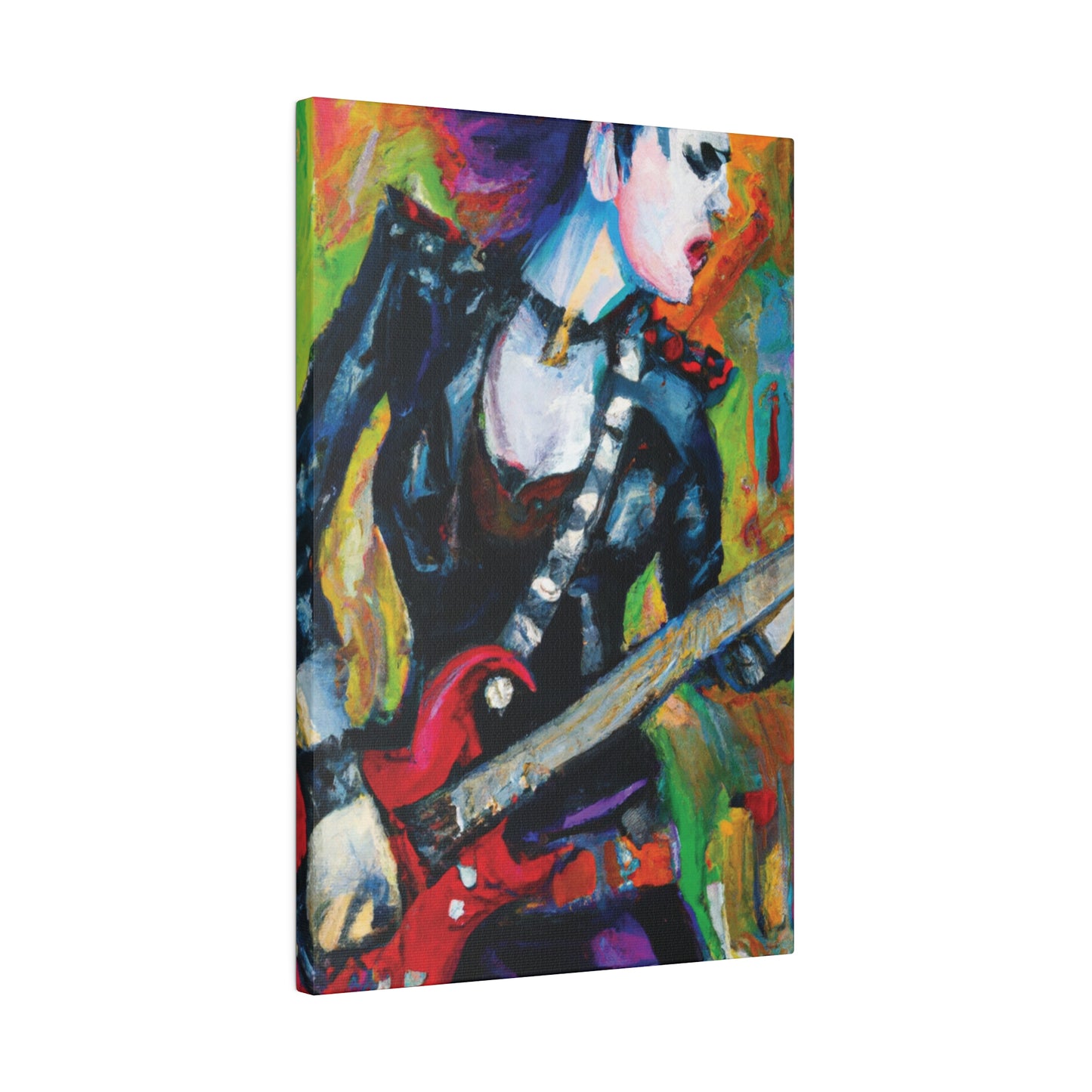 3315A - Rockstar Oil Painting Style Print | Poster | Home Decor | Wall Art | Music Art | Canvas