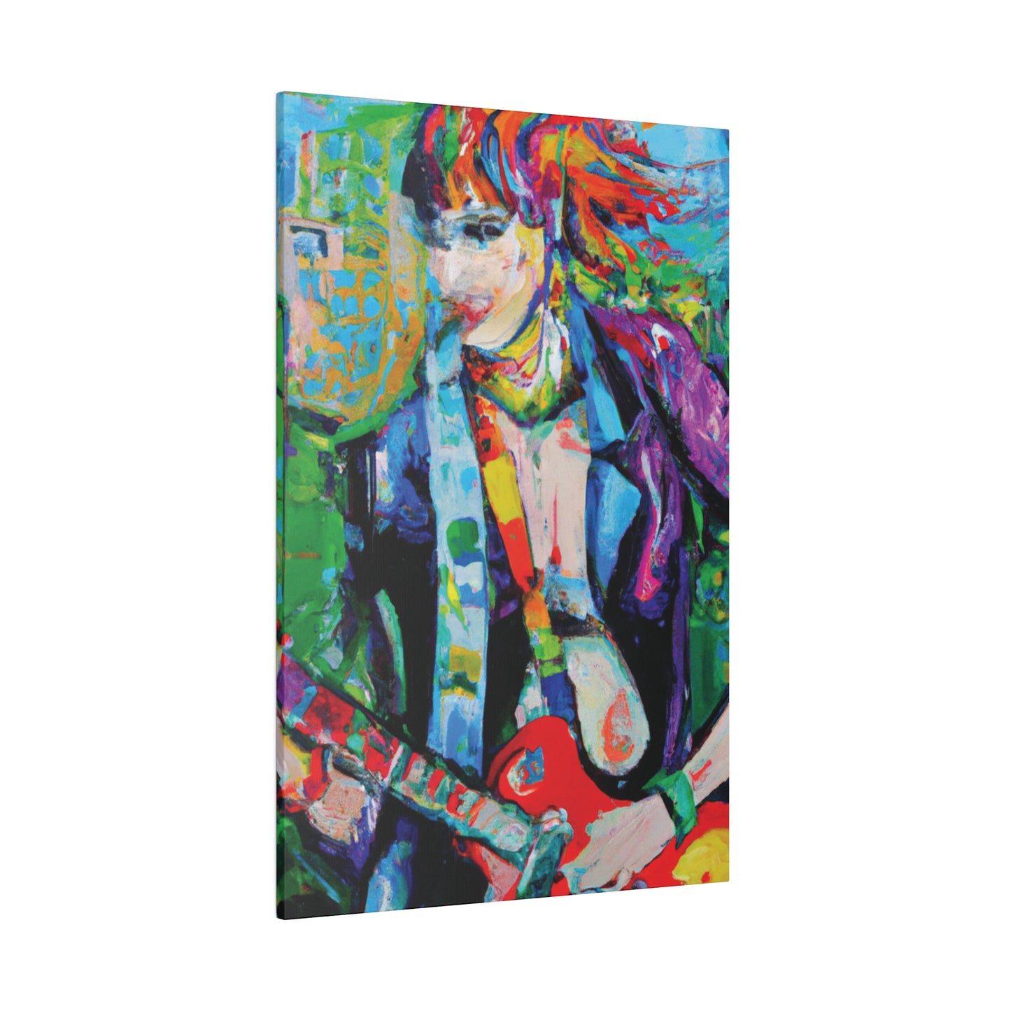 3136H - Rockstar Oil Painting Style Print | Poster | Home Decor | Wall Art | Music Art | Canvas