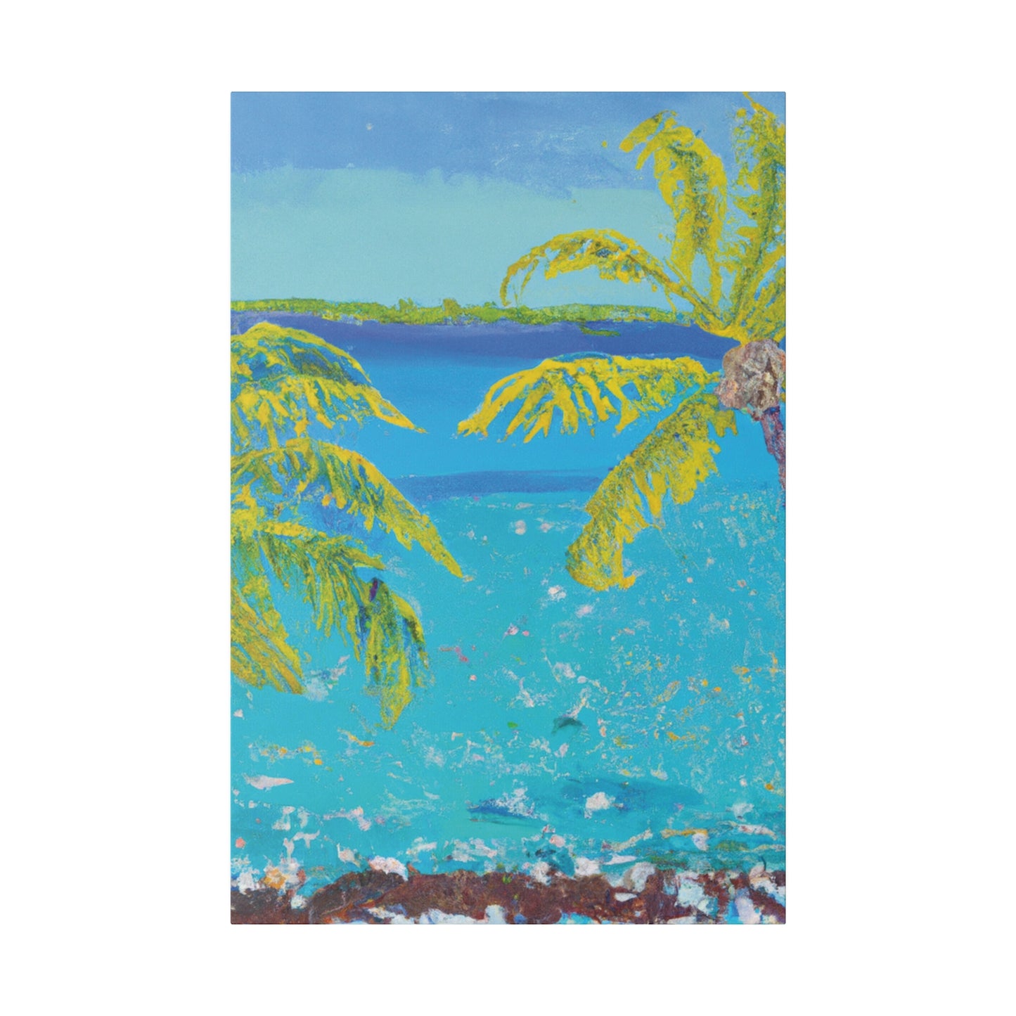 9282F - Bahamas Ocean Painting Print | Bahamas | Ocean | Beach | Poster | Home Decor | Wall Art | Canvas