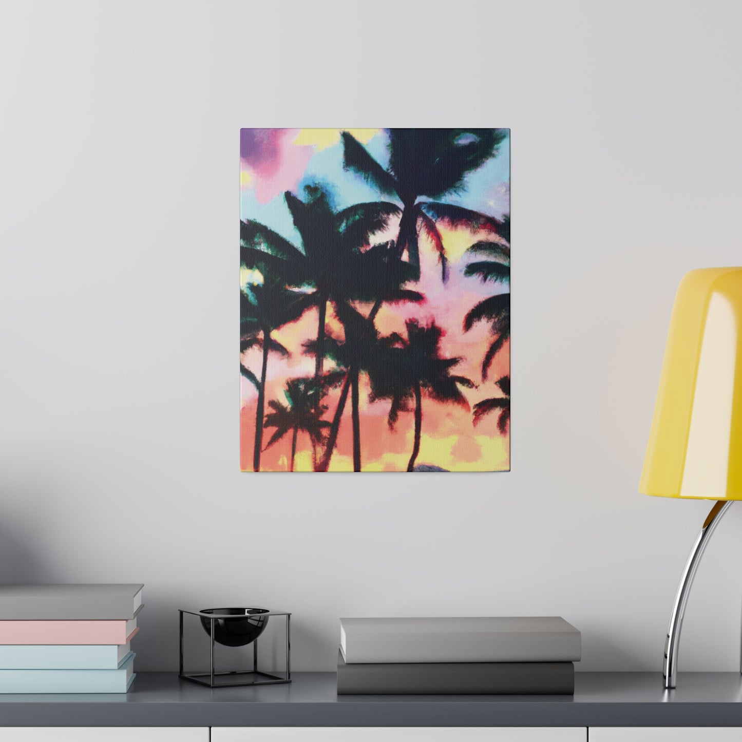 5231V - Miami Beach Sunset Painting Print | Miami | Beach | Sunset | Poster | Home Decor | Wall Art | Canvas