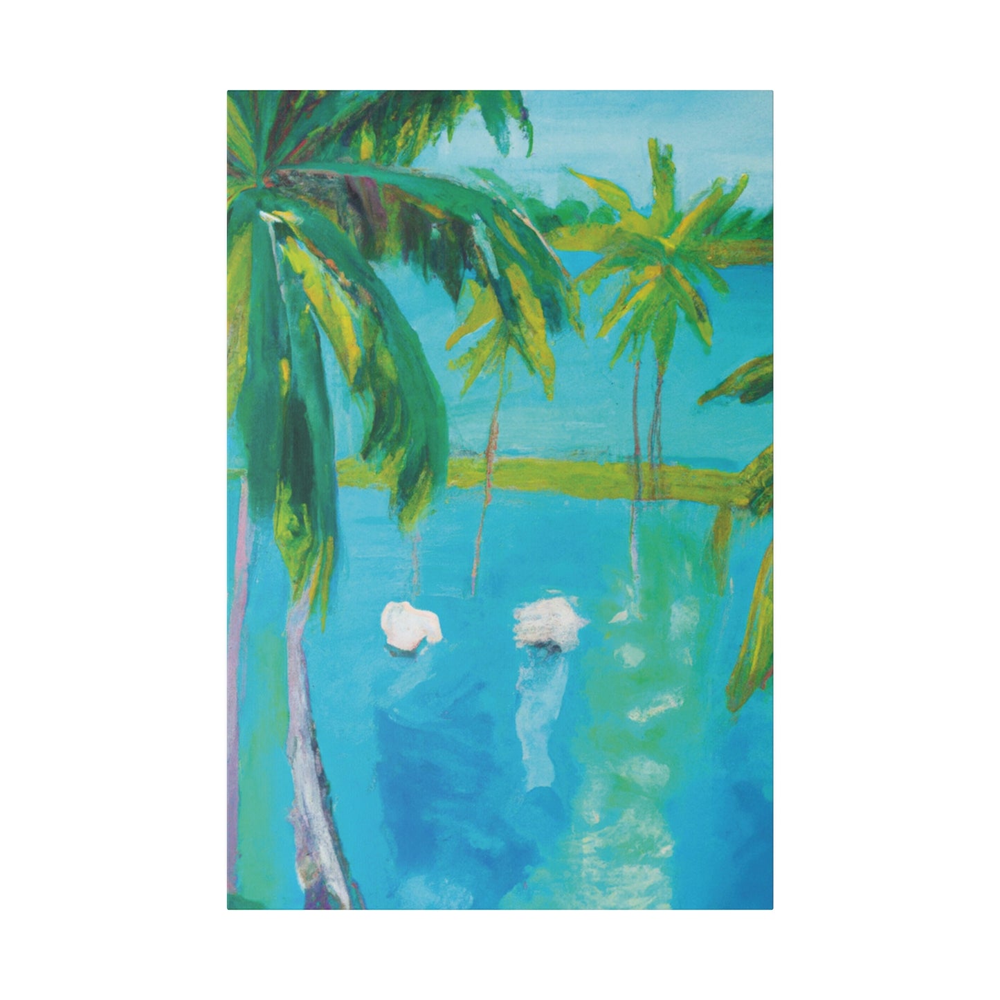 5643X - Bahamas Ocean Painting Print | Bahamas | Ocean | Beach | Poster | Home Decor | Wall Art | Canvas