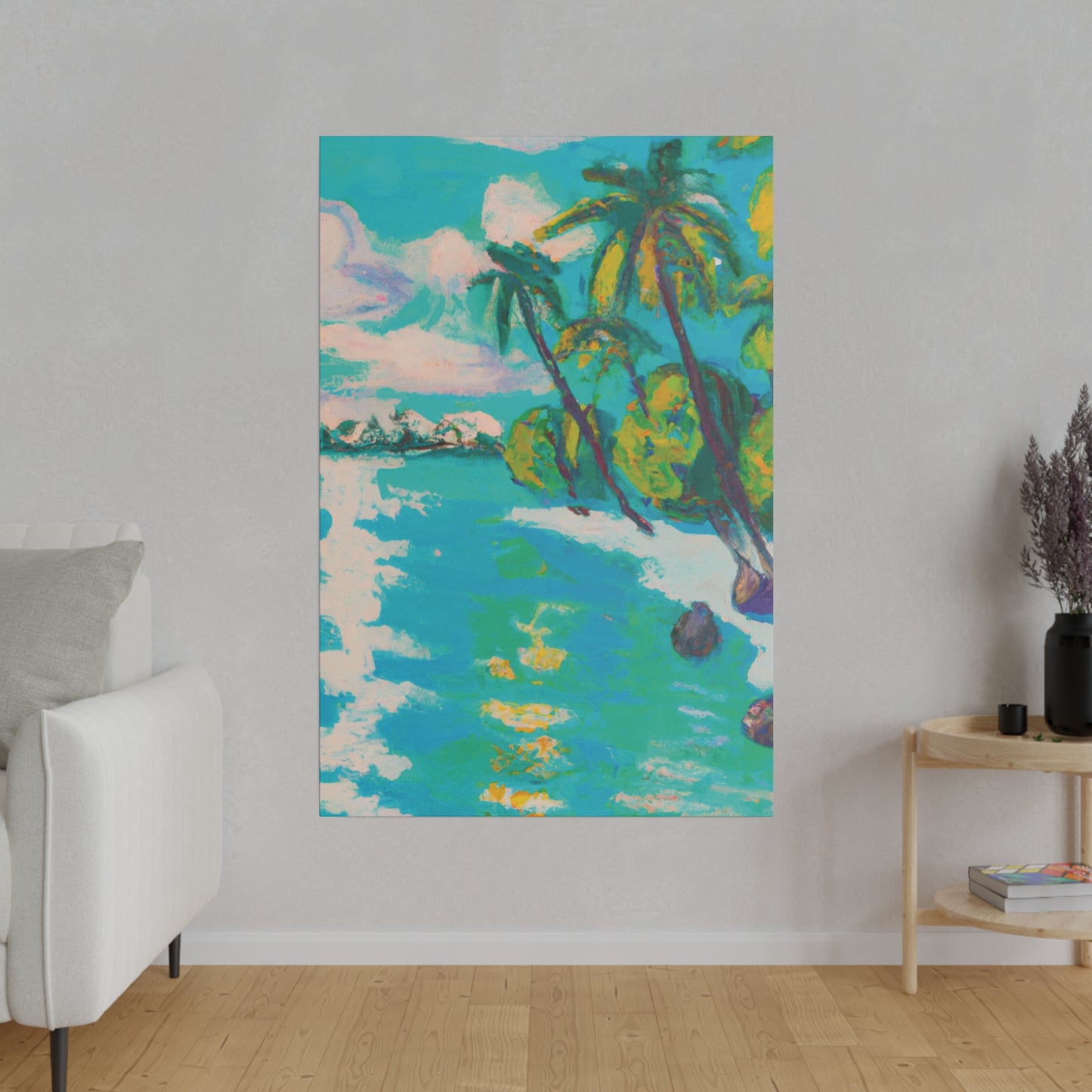 1787U - Bahamas Ocean Painting Print | Bahamas | Ocean | Beach | Poster | Home Decor | Wall Art | Canvas