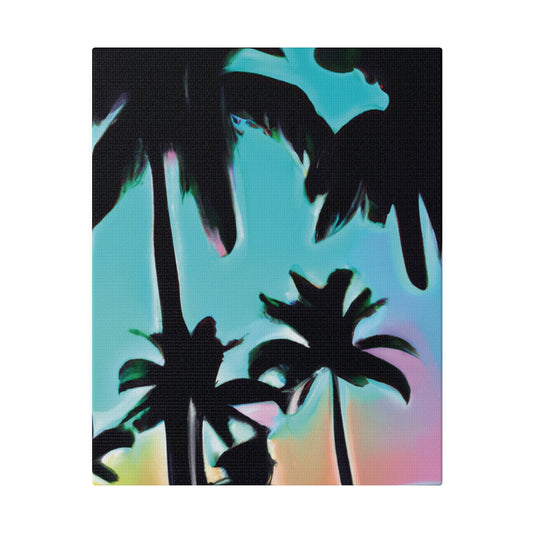 5491X - Miami Beach Sunset Painting Print | Miami | Beach | Sunset | Poster | Home Decor | Wall Art | Canvas