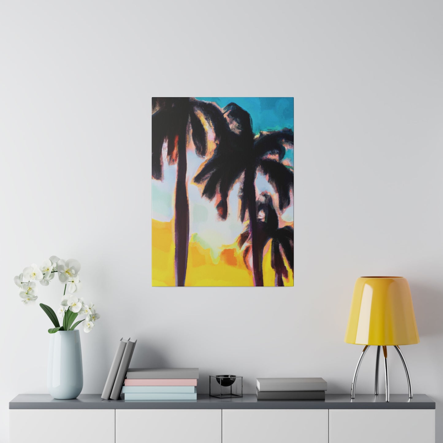 5485W - Miami Beach Sunset Painting Print | Miami | Beach | Sunset | Poster | Home Decor | Wall Art | Canvas