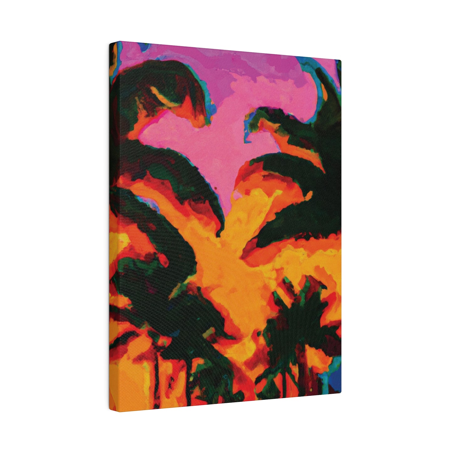 223L - Miami Beach Sunset Painting Print | Miami | Beach | Sunset | Poster | Home Decor | Wall Art | Canvas