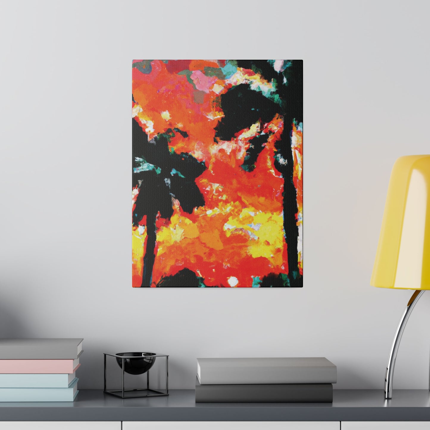 8653O - Miami Beach Sunset Painting Print | Miami | Beach | Sunset | Poster | Home Decor | Wall Art | Canvas