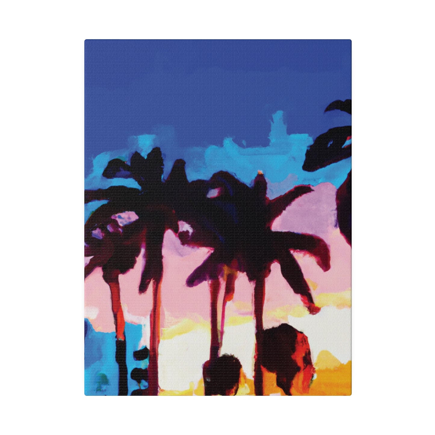 9453C - Miami Beach Sunset Painting Print | Miami | Beach | Sunset | Poster | Home Decor | Wall Art | Canvas