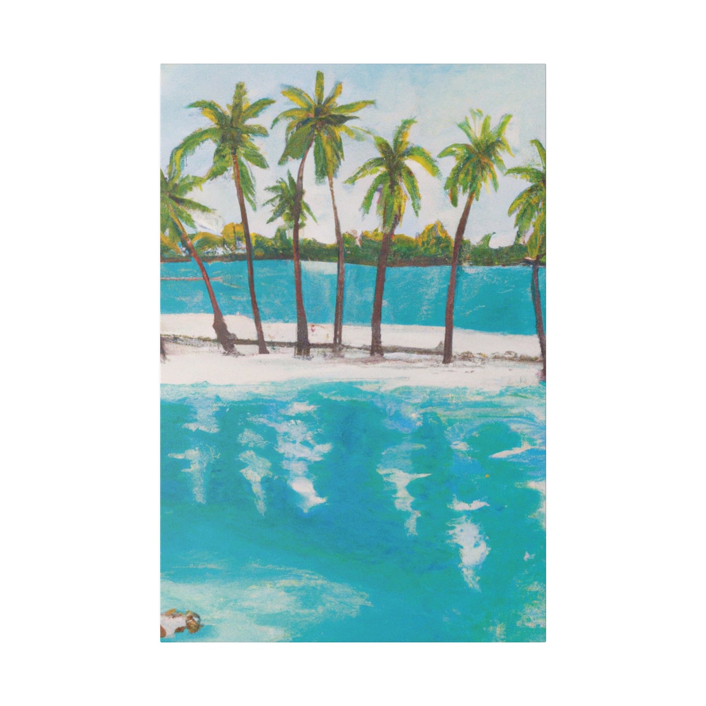 8045G - Bahamas Ocean Painting Print | Bahamas | Ocean | Beach | Poster | Home Decor | Wall Art | Canvas