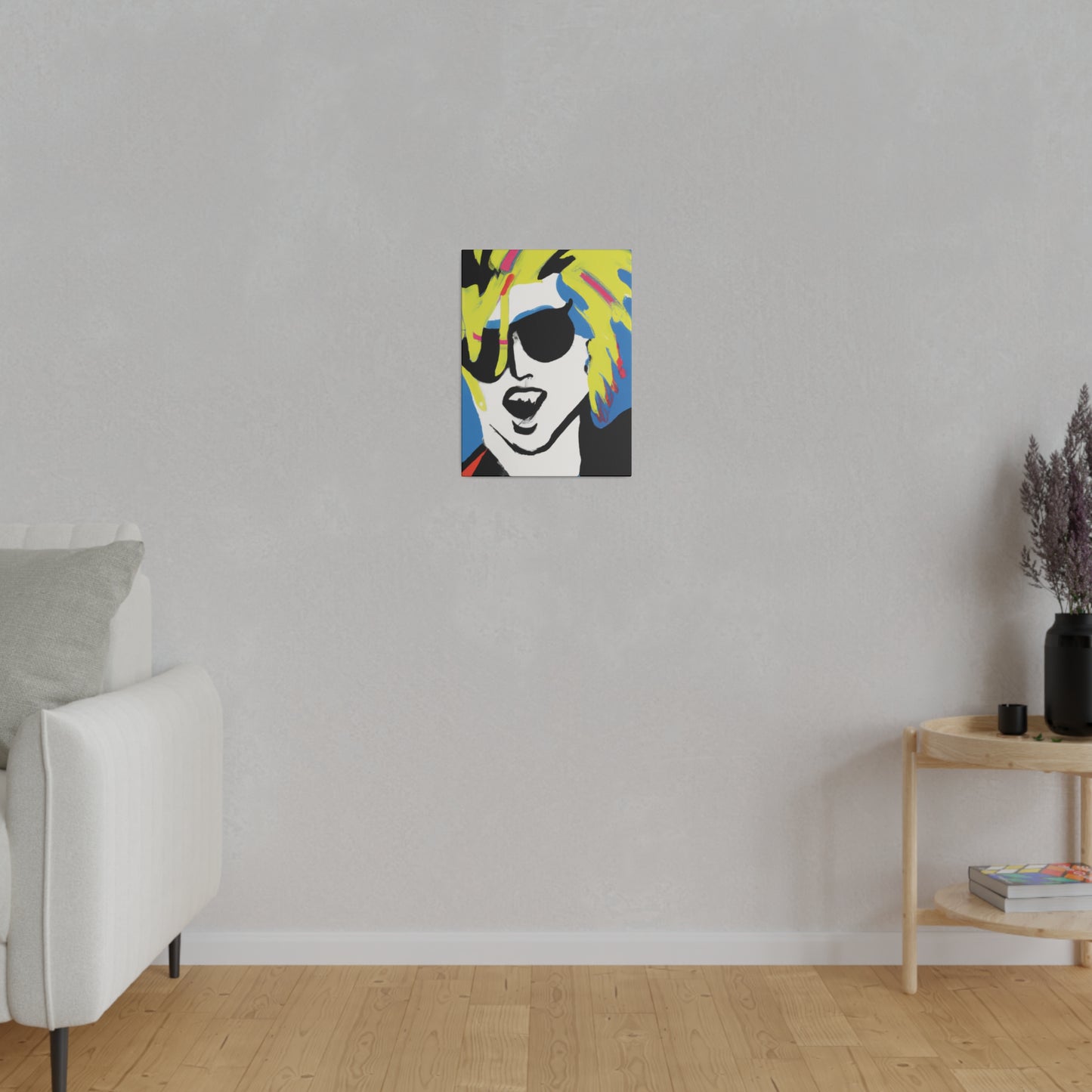 7500X - Rockstar Painting Print | Face | Abstract | Poster | Home Decor | Wall Art | Music Art | Canvas