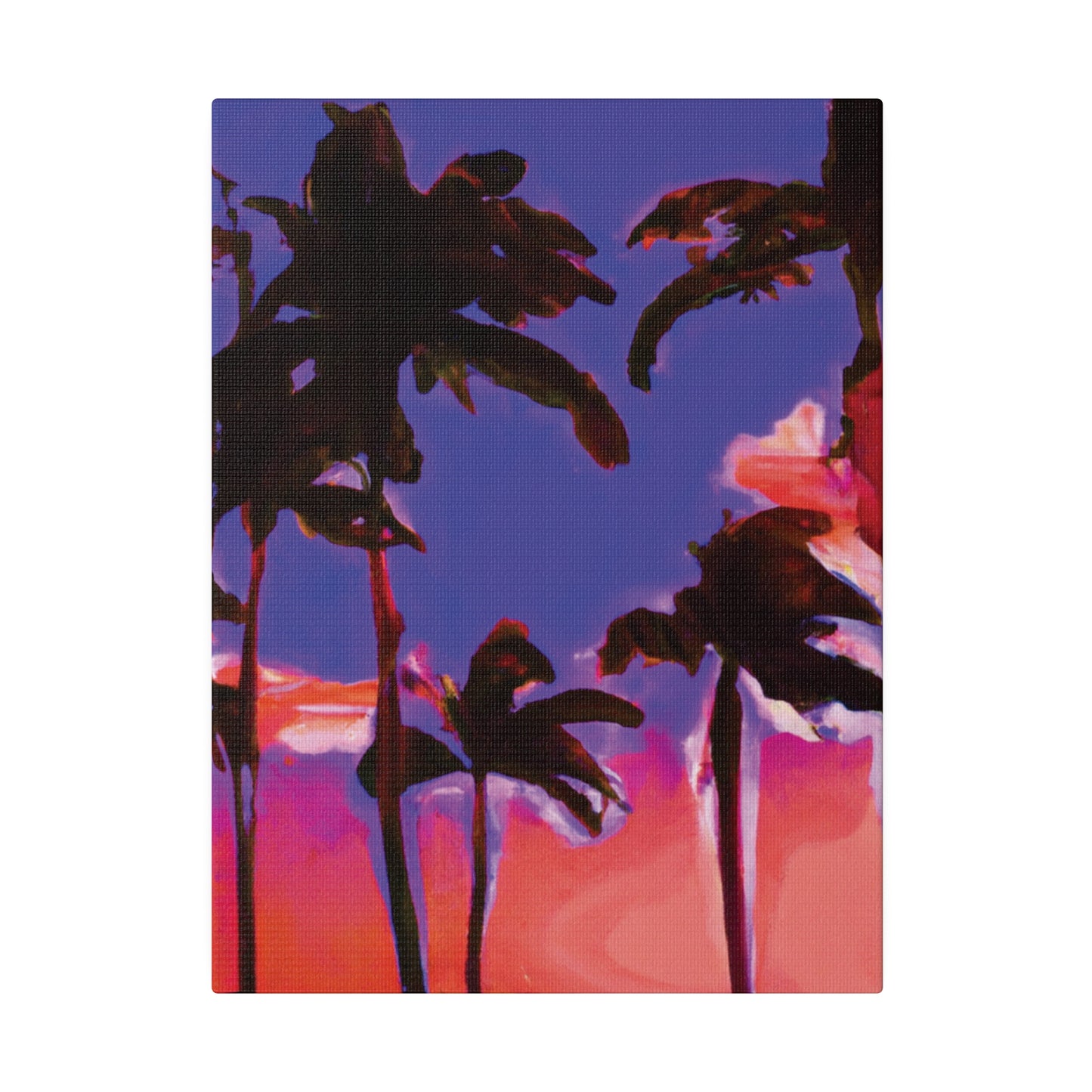 1387K - Miami Beach Sunset Painting Print | Miami | Beach | Sunset | Poster | Home Decor | Wall Art | Canvas