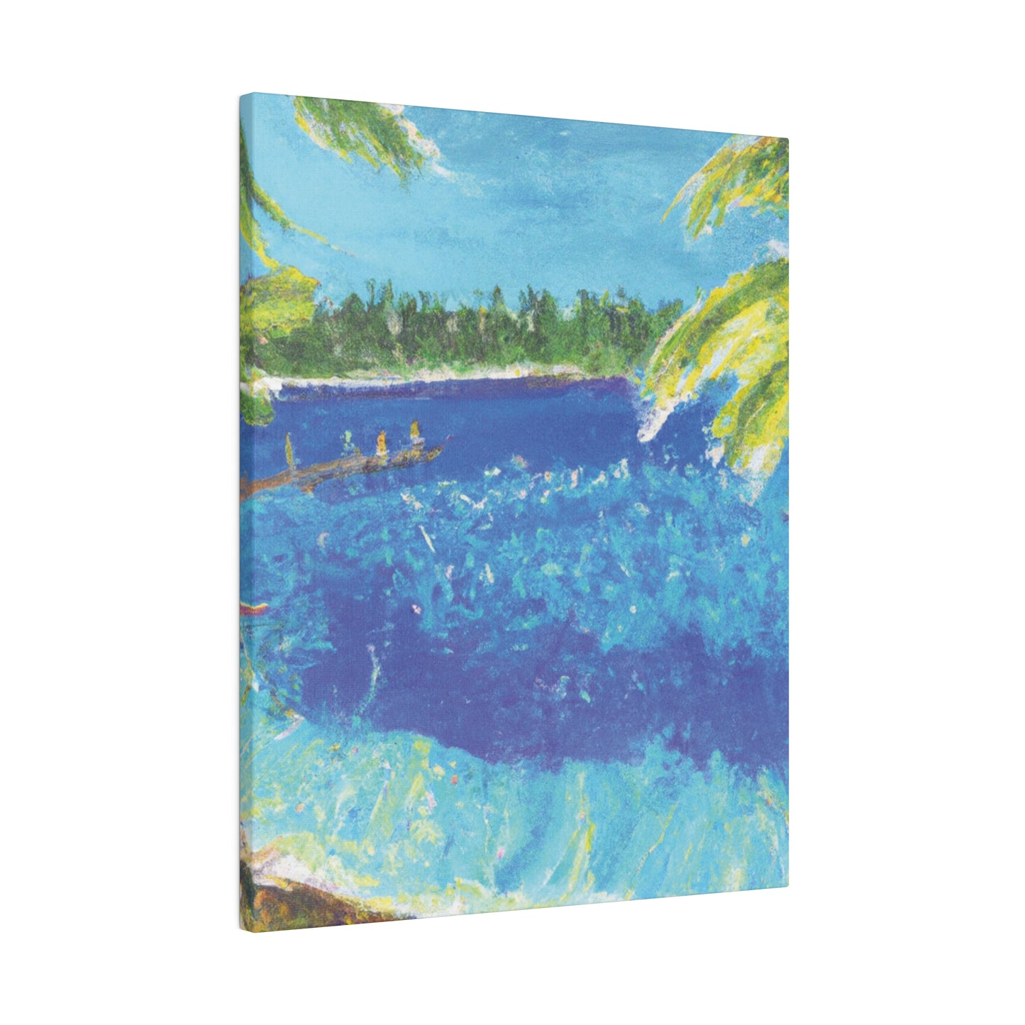 9673H - Bahamas Ocean Painting Print | Bahamas | Ocean | Beach | Poster | Home Decor | Wall Art | Canvas