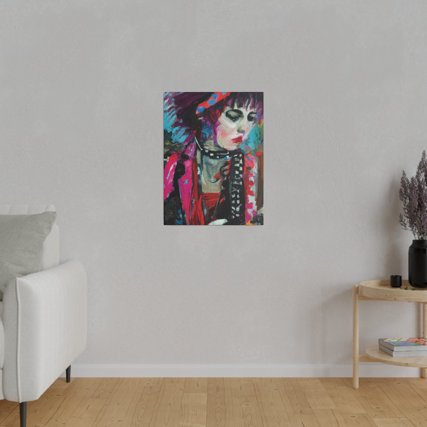 9225T - Rockstar Oil Painting Style Print | Poster | Home Decor | Wall Art | Music Art | Canvas