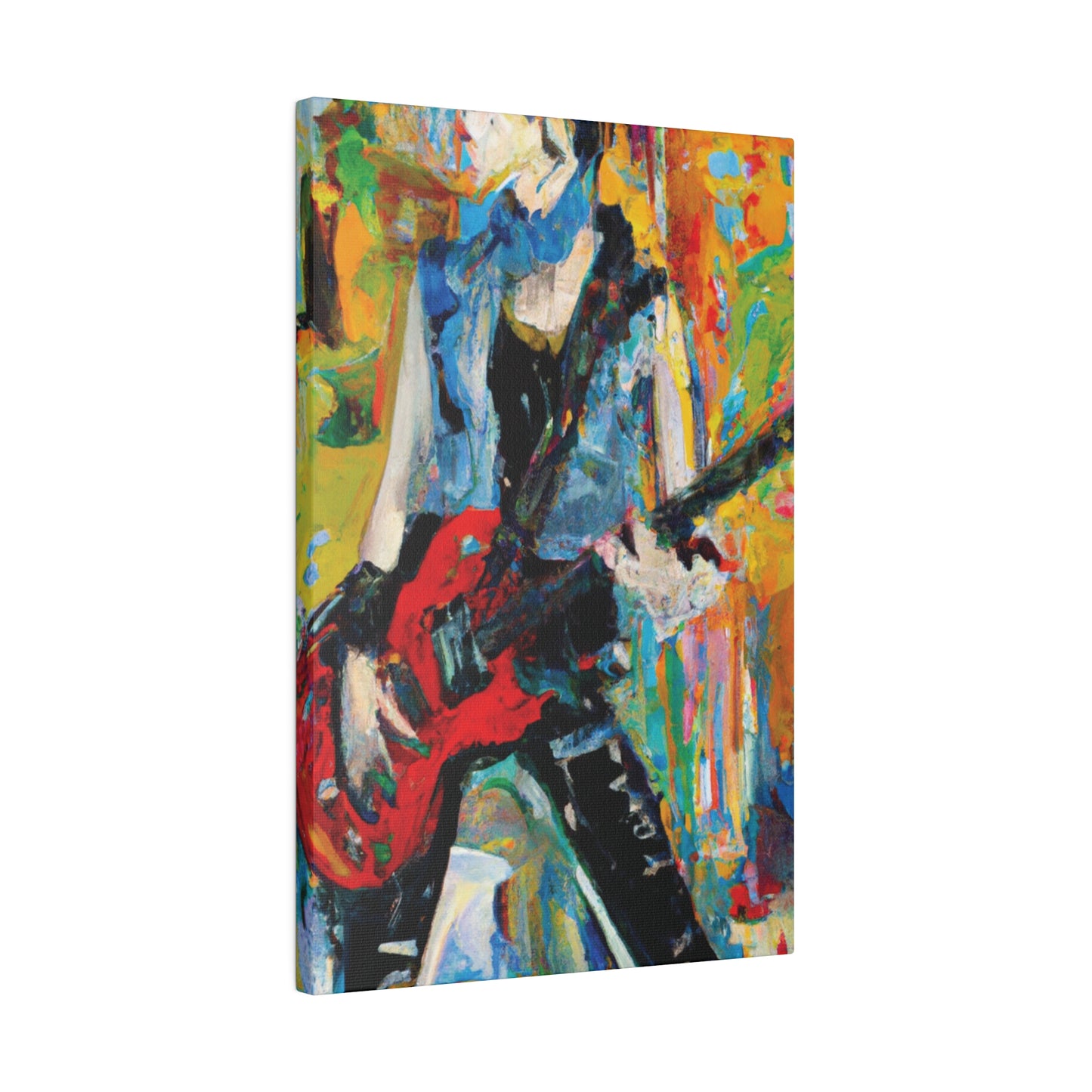 4721P - Rockstar Oil Painting Style Print | Poster | Home Decor | Wall Art | Music Art | Canvas