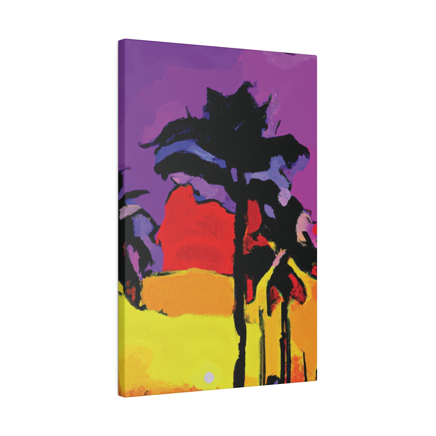 4854H - Miami Beach Sunset Painting Print | Miami | Beach | Sunset | Poster | Home Decor | Wall Art | Canvas