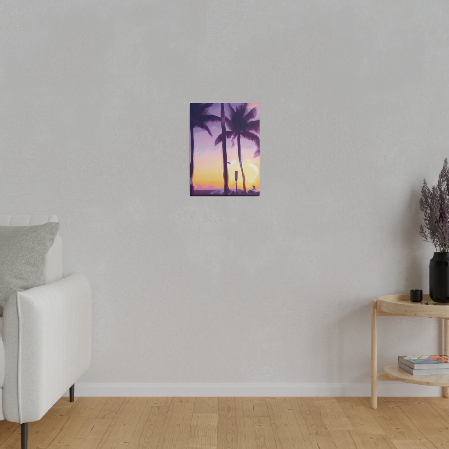 6137G - Miami Beach Sunset Painting Print | Miami | Beach | Sunset | Poster | Home Decor | Wall Art | Canvas